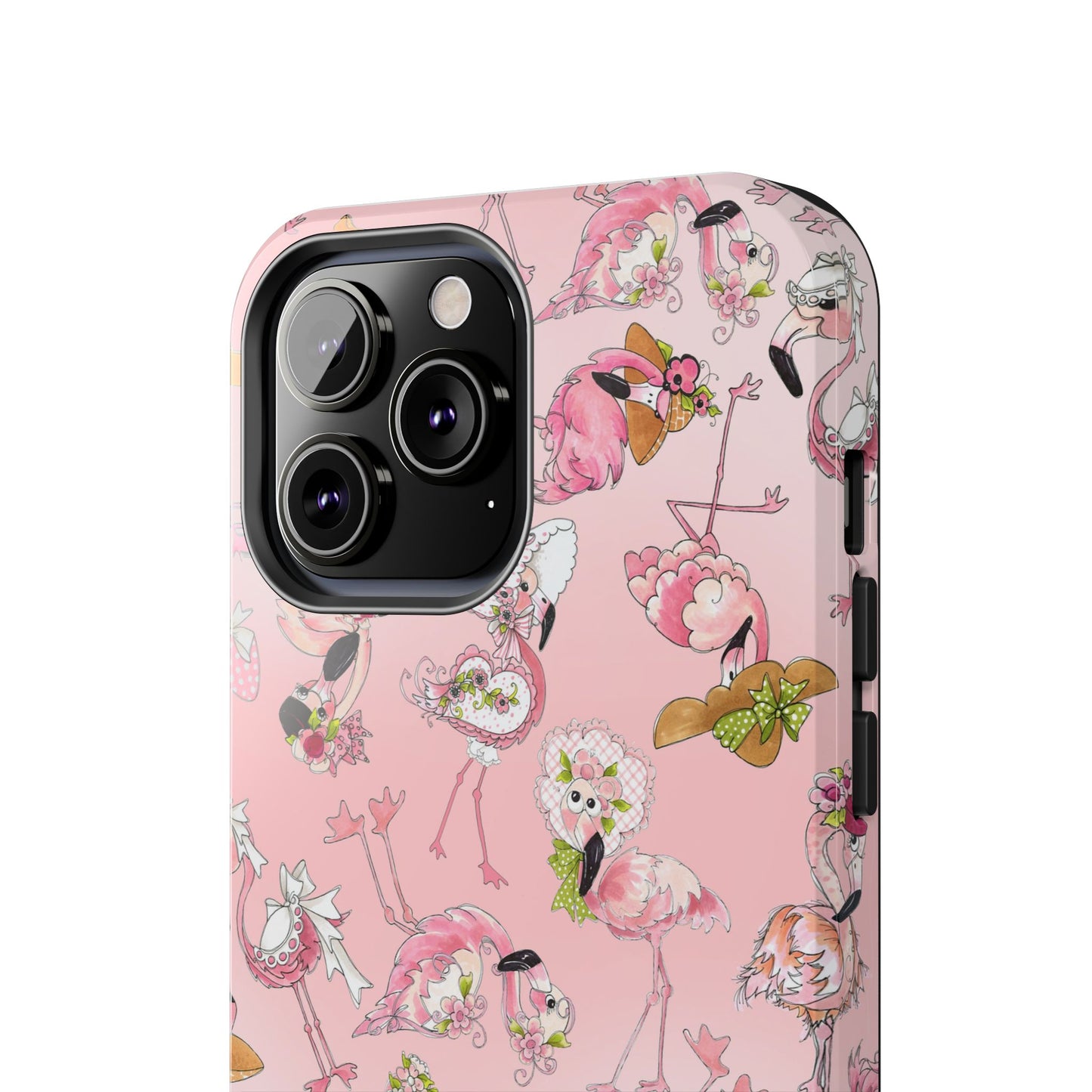 Tossed Flams Pink Phone Case