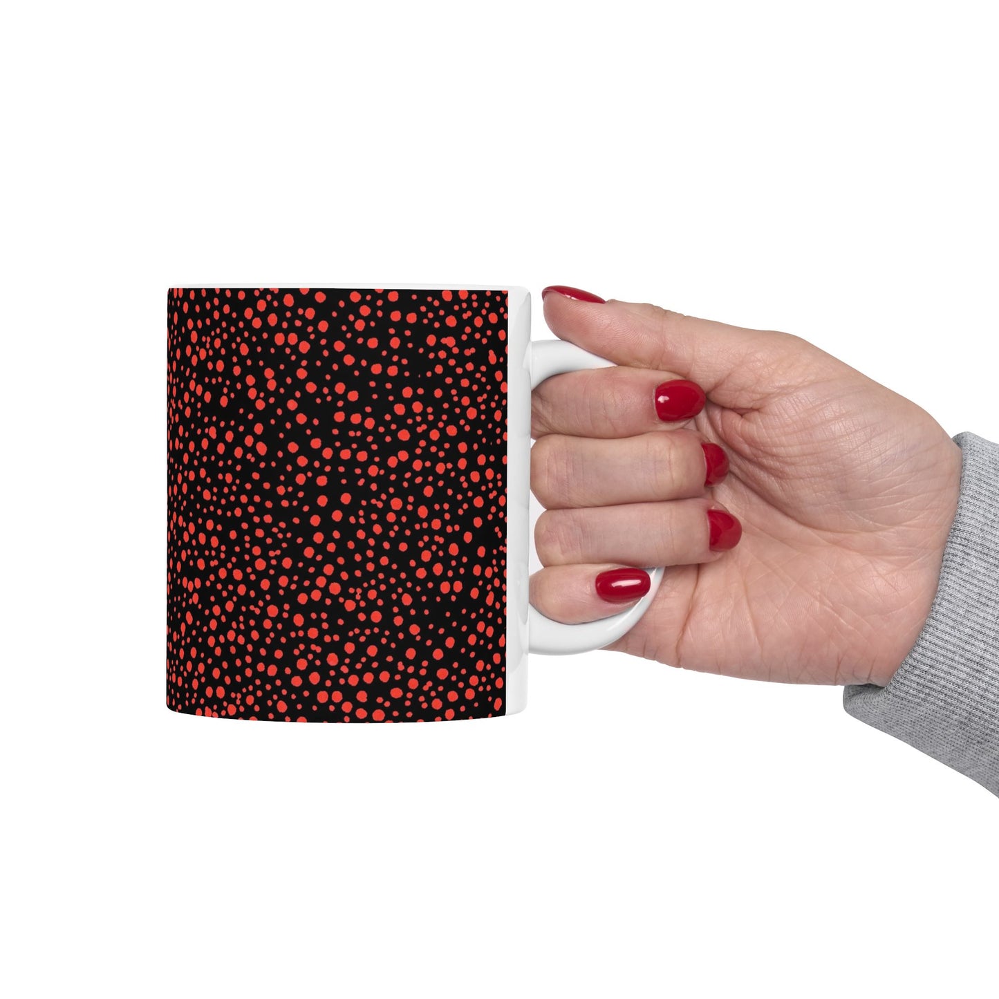 Confetti Black / Red Cup