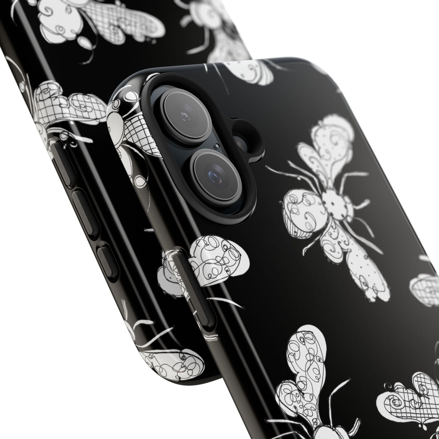 Busy Bee Black Phone Case