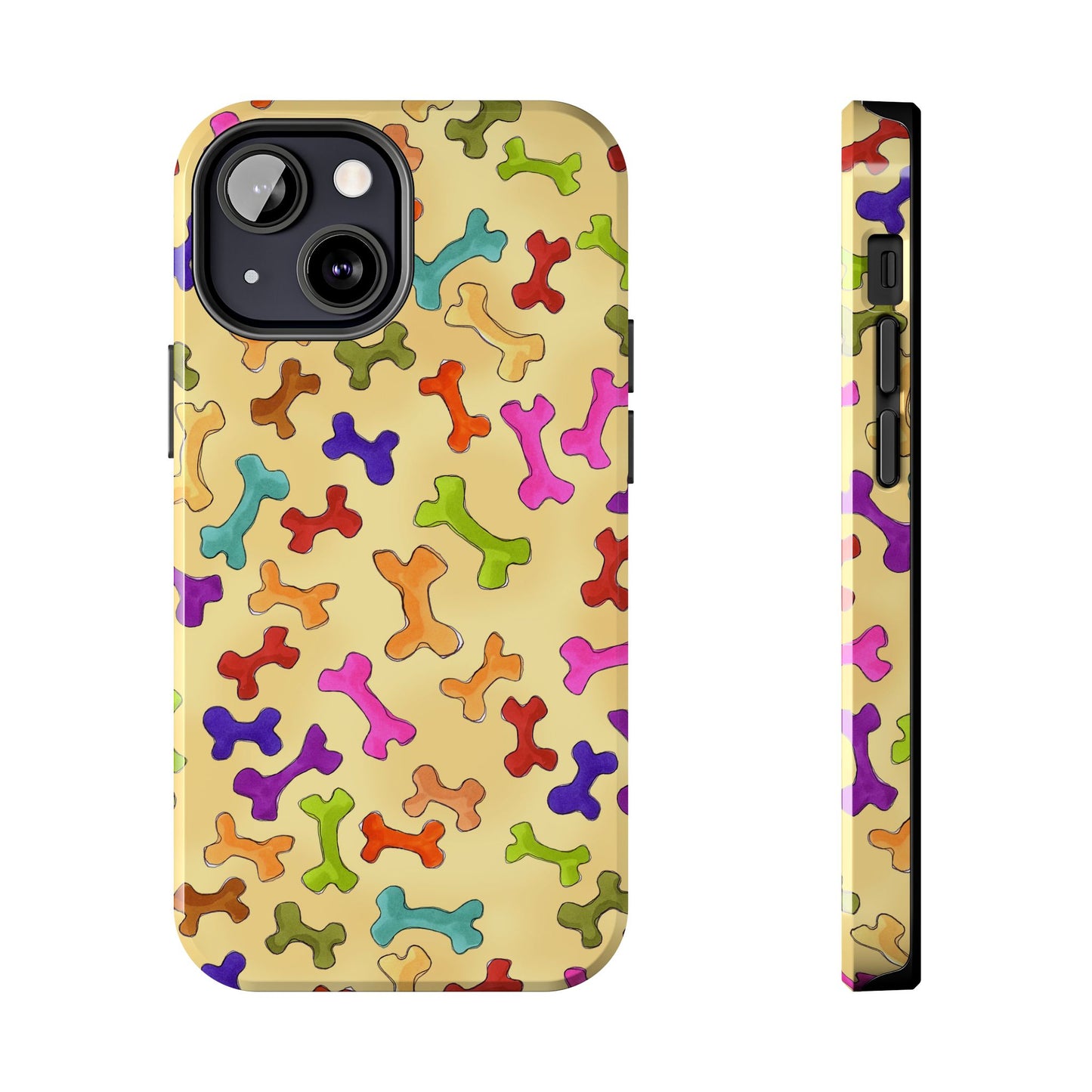 Happy Bones Yellow Phone Case
