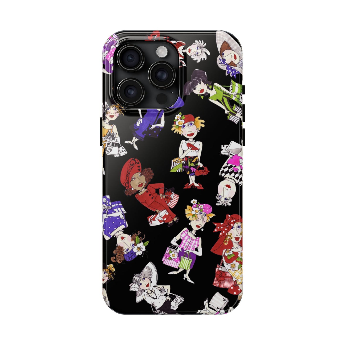 Gone Shopping Tossed Black Phone Case