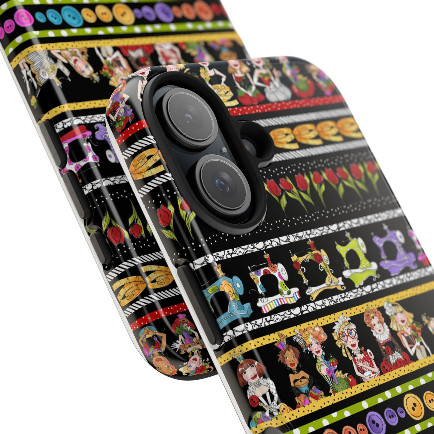 Curious Border Black Phone Case