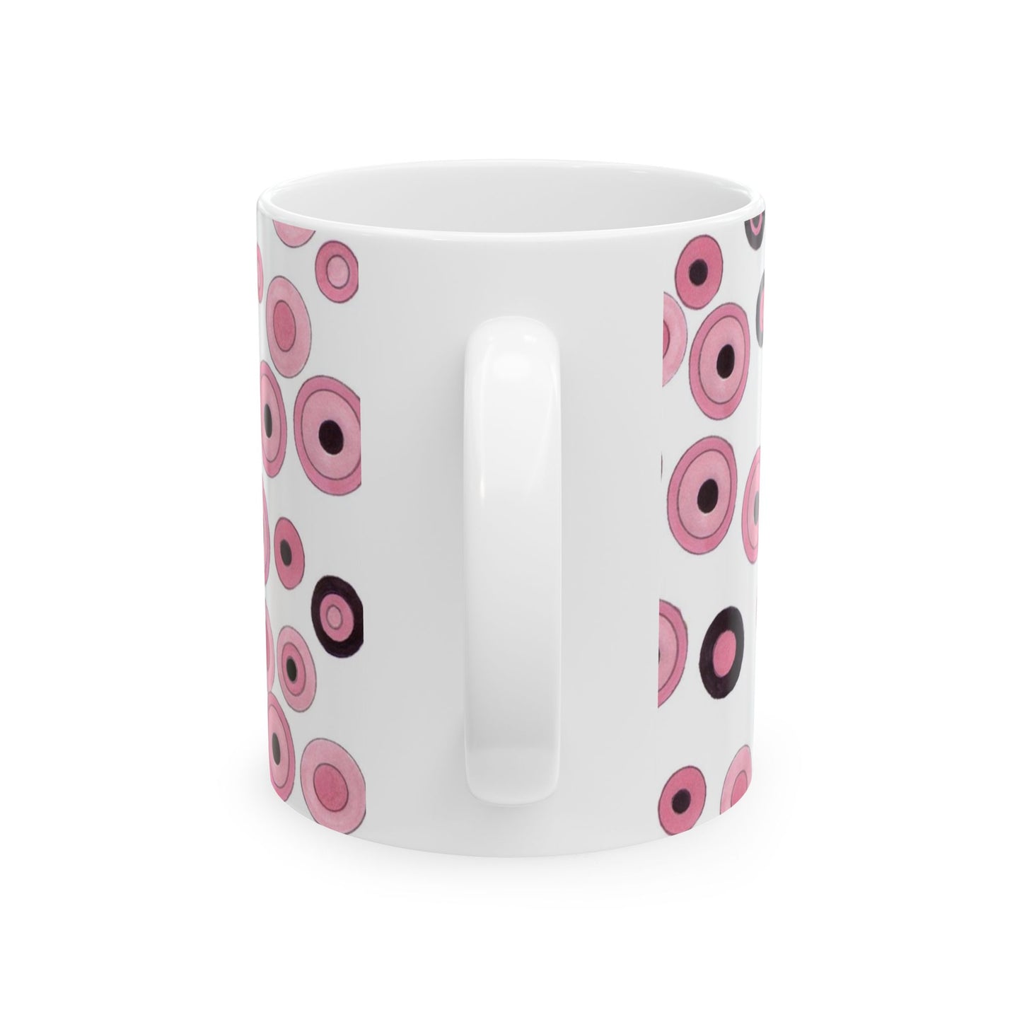Pink / Black Circles Cup