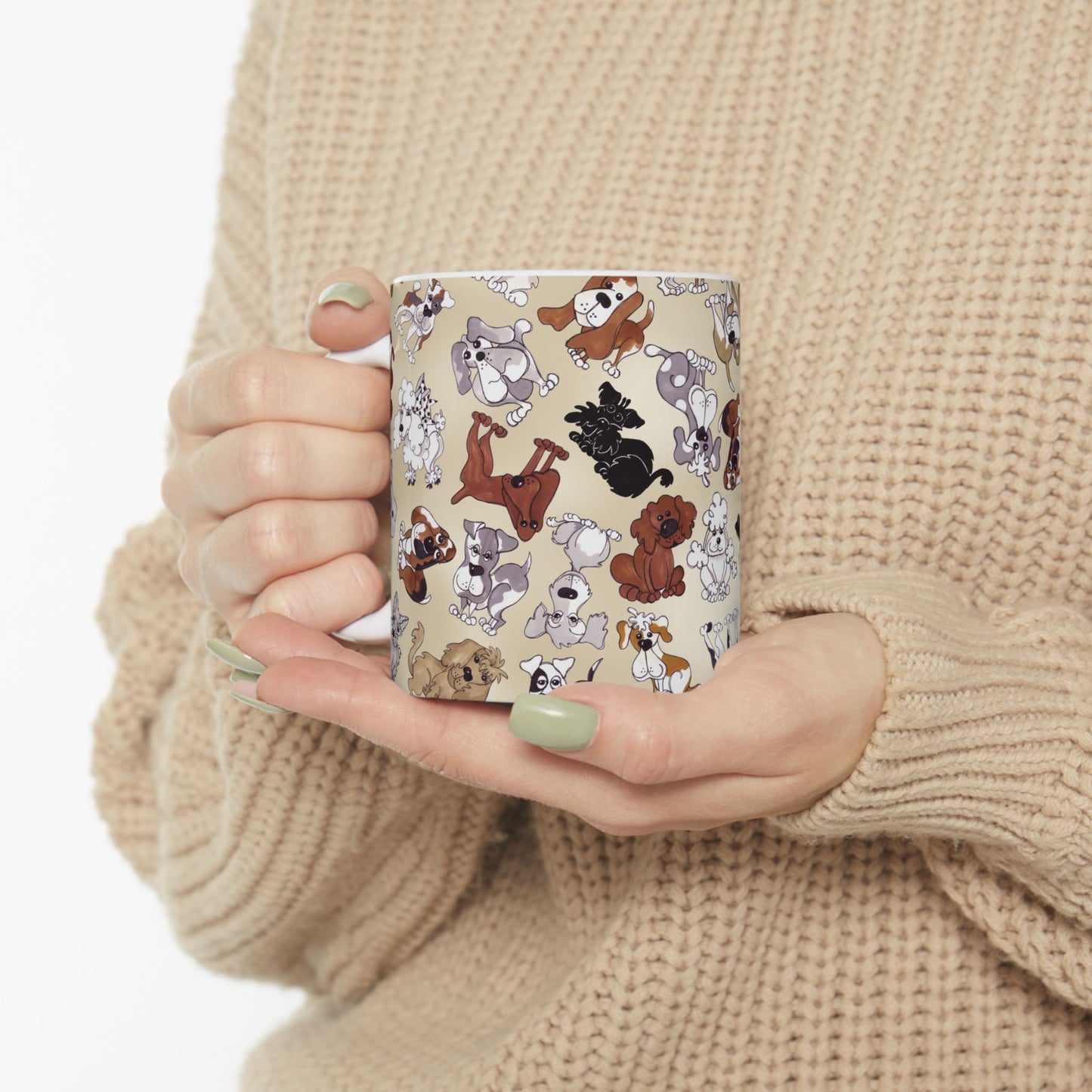 Tossed Doggies Bone Cup