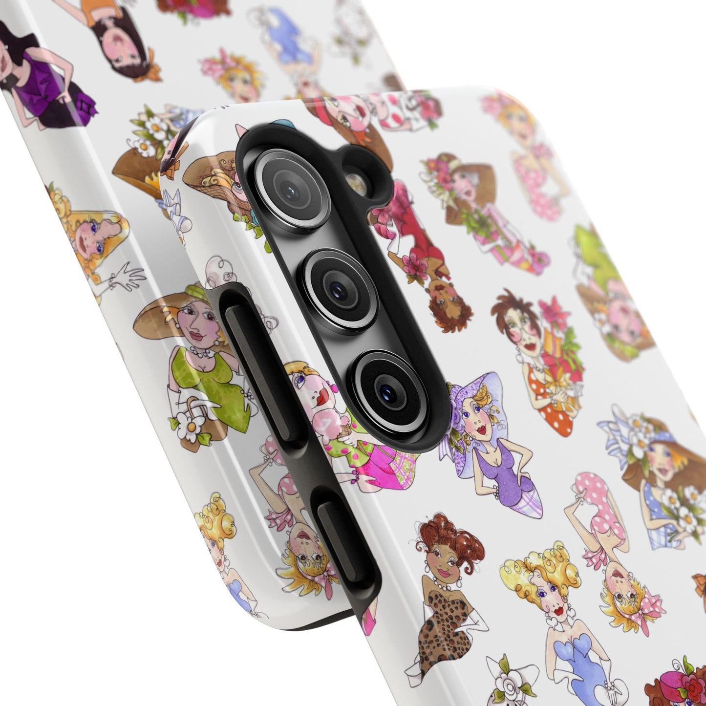 Fast Women Tossed White Phone Case