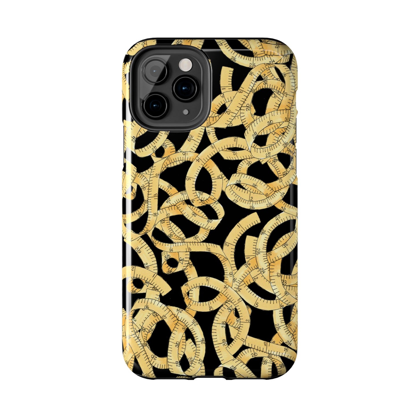 Tape Tangle Black Phone Case