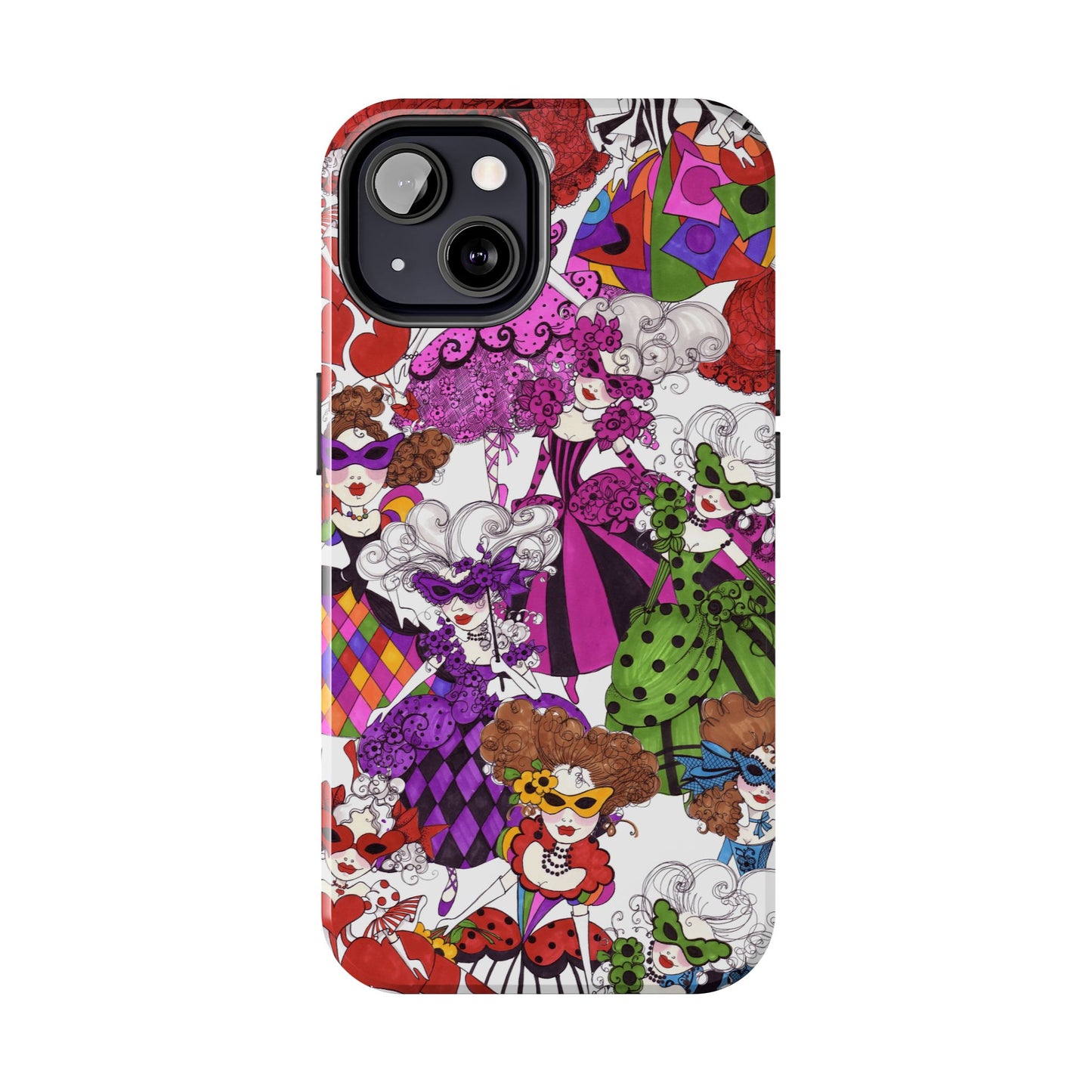 Crowded Dance Floor White Phone Case
