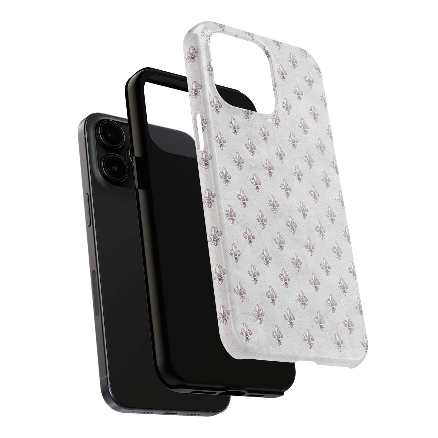 Fleurs Silver Phone Case