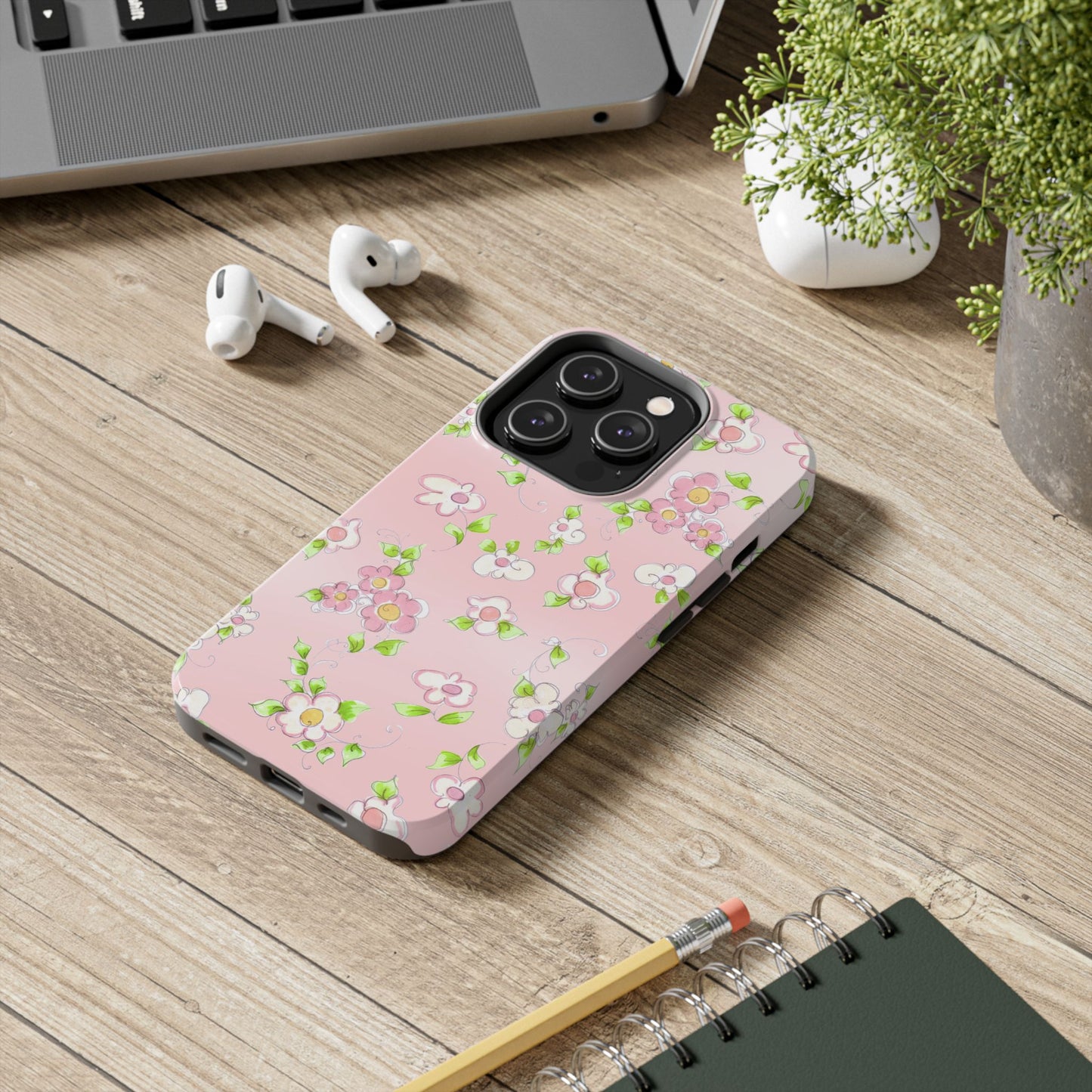 Precious Posies Pink Phone Case