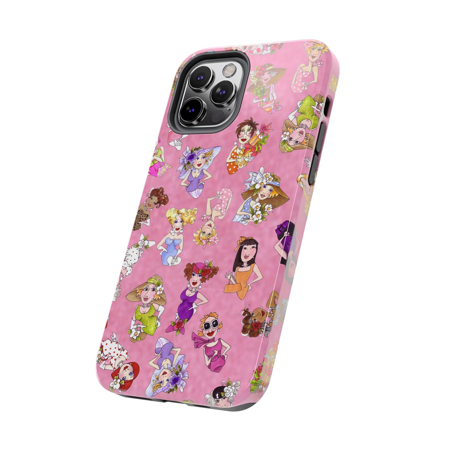 Fast Women Tossed Pink Phone Case