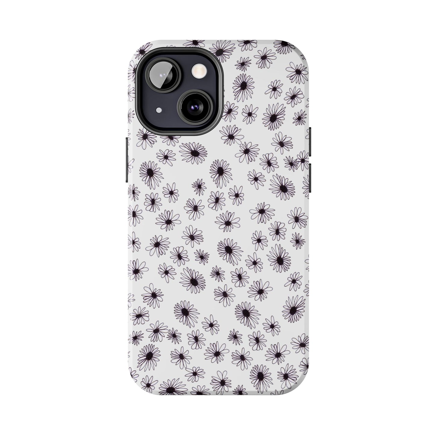 Random Daisy White / Black Phone Case