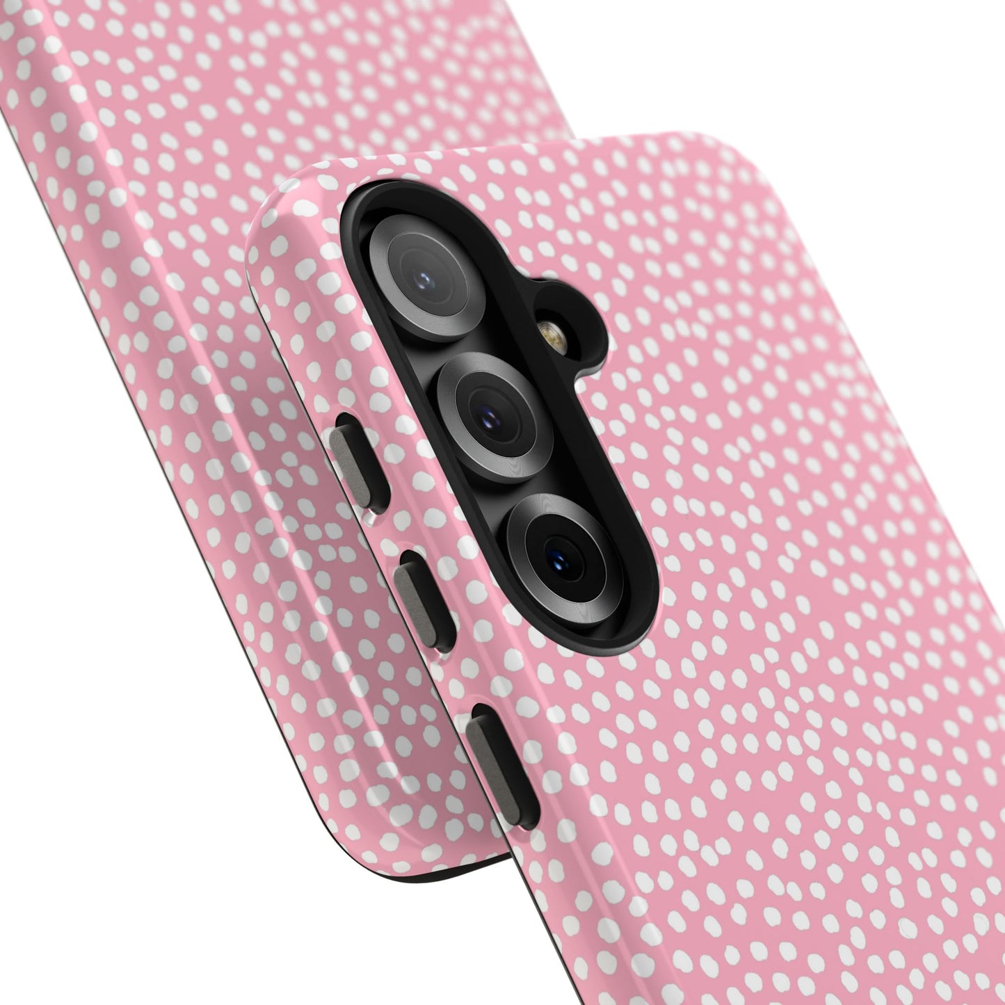 Bitty Dots Pink / White Phone Case