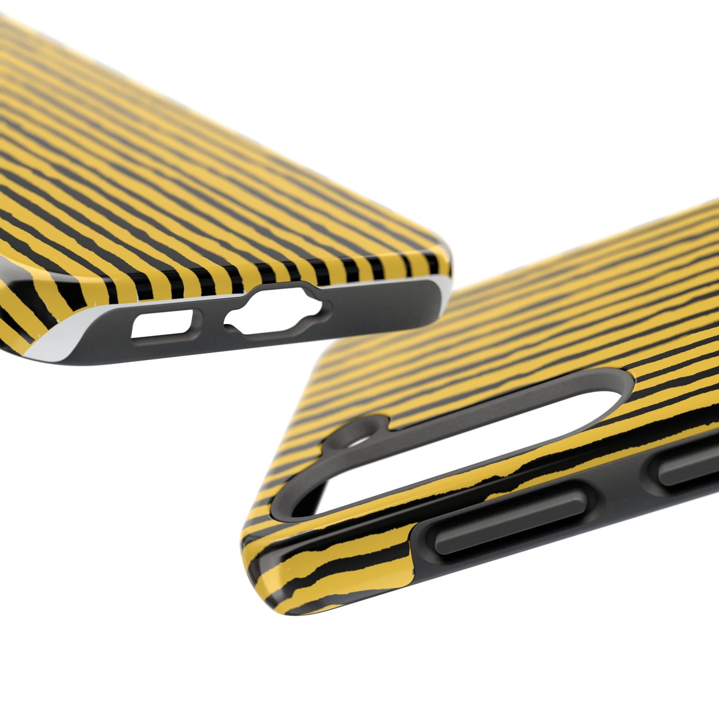 Sorta Stripe Yellow / Black Phone Case