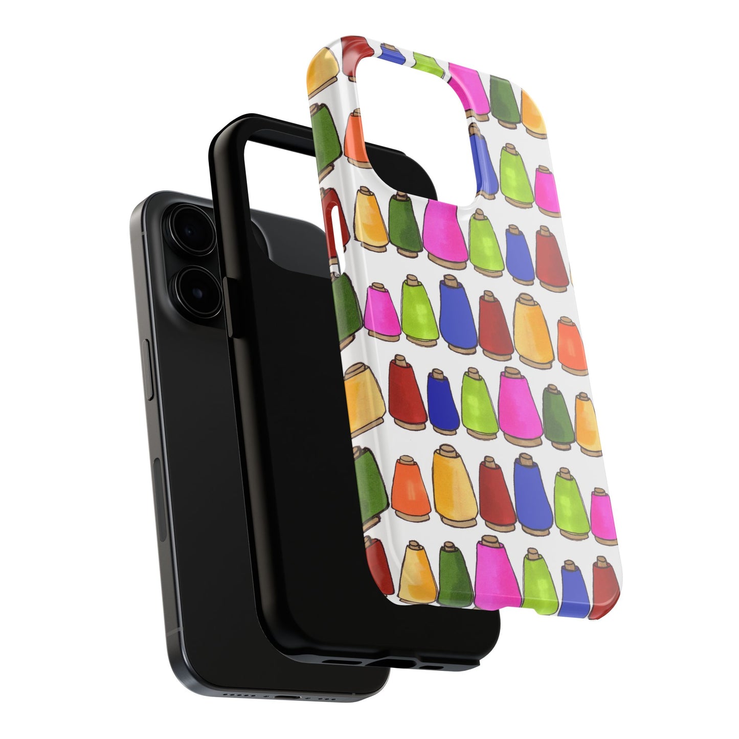 Coneiferous White / Multi Phone Case