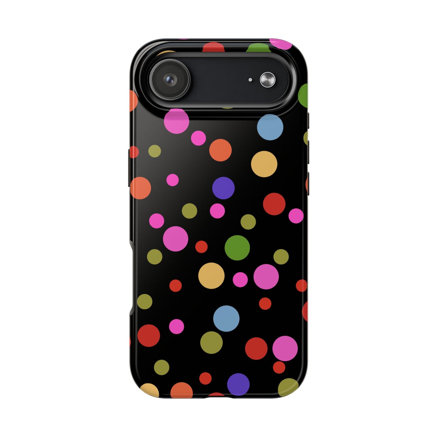 Dot Assortment Black Phone Case