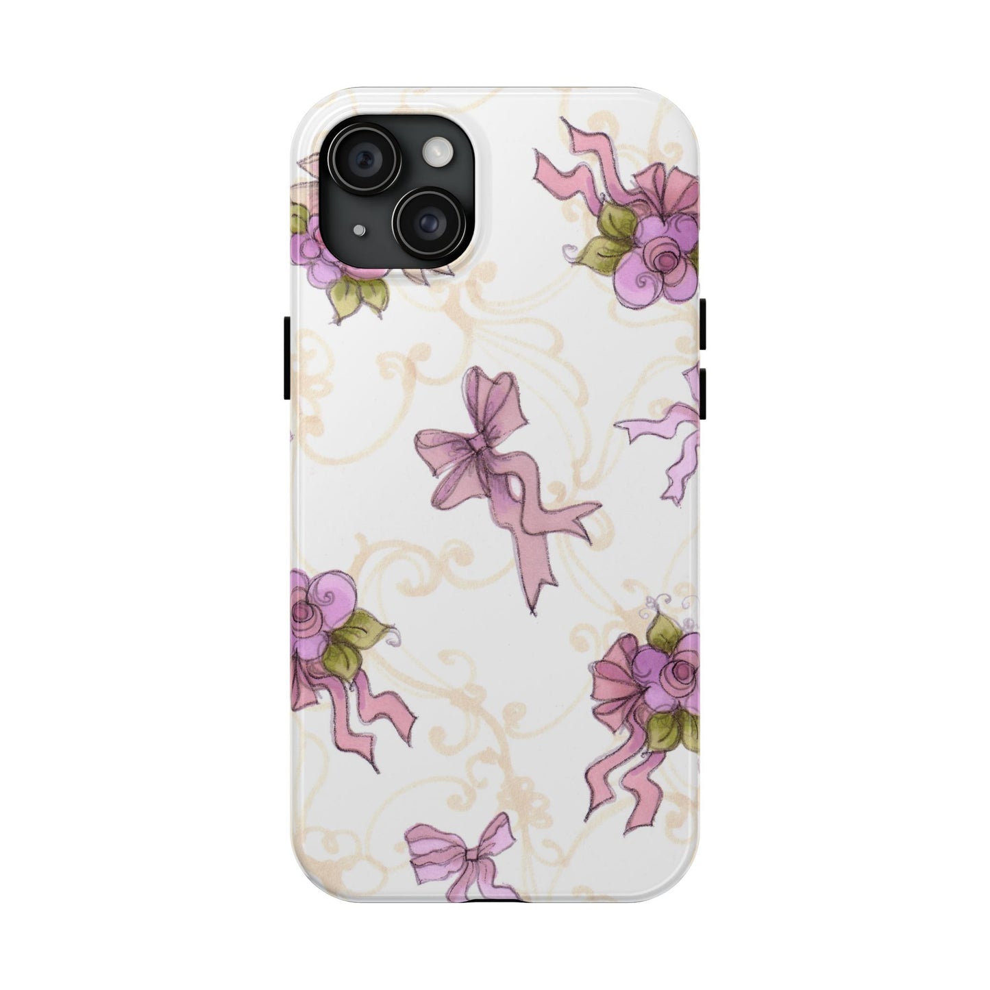 Flower Model Bow Flowers Phone Case