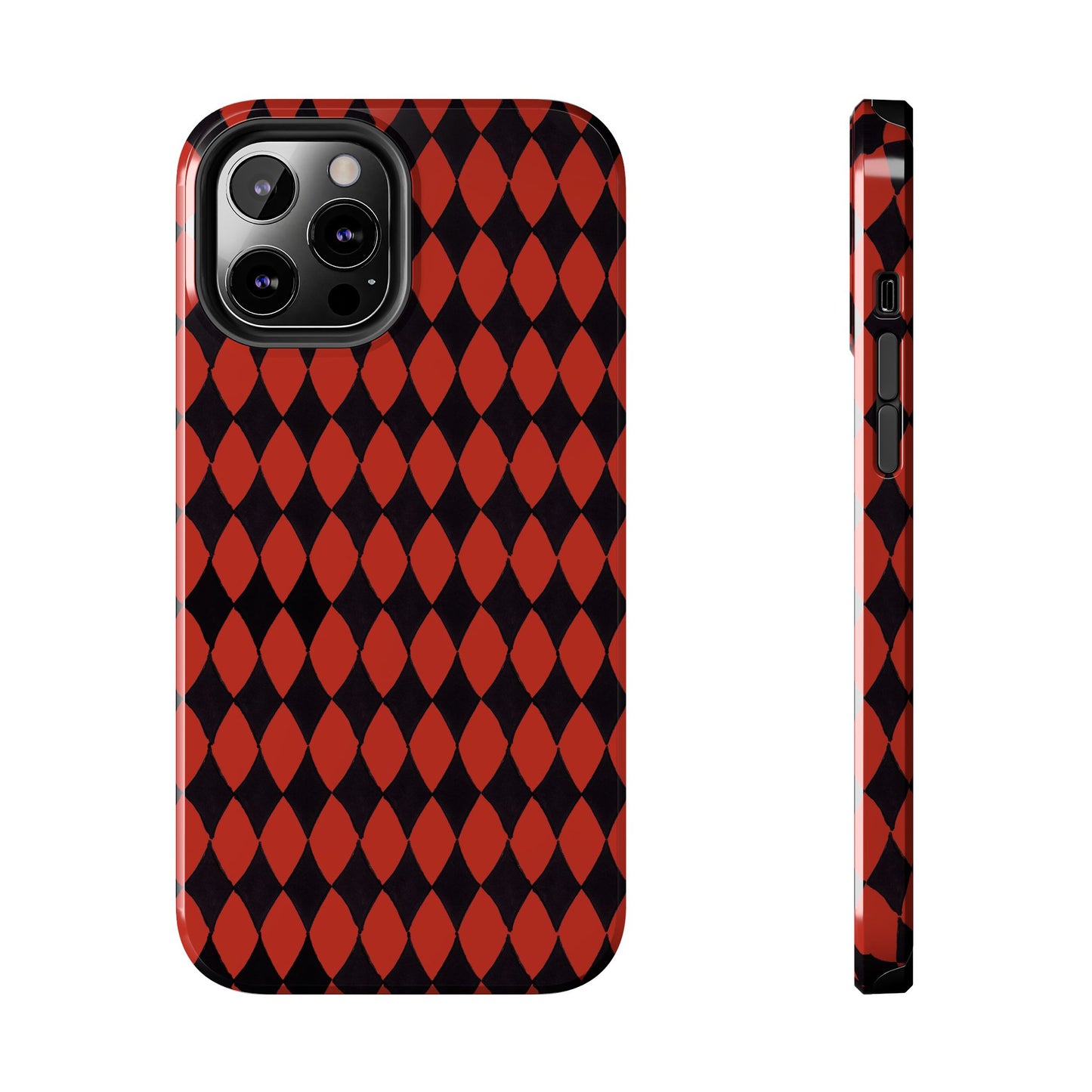 Diamond Red / Black Phone Case
