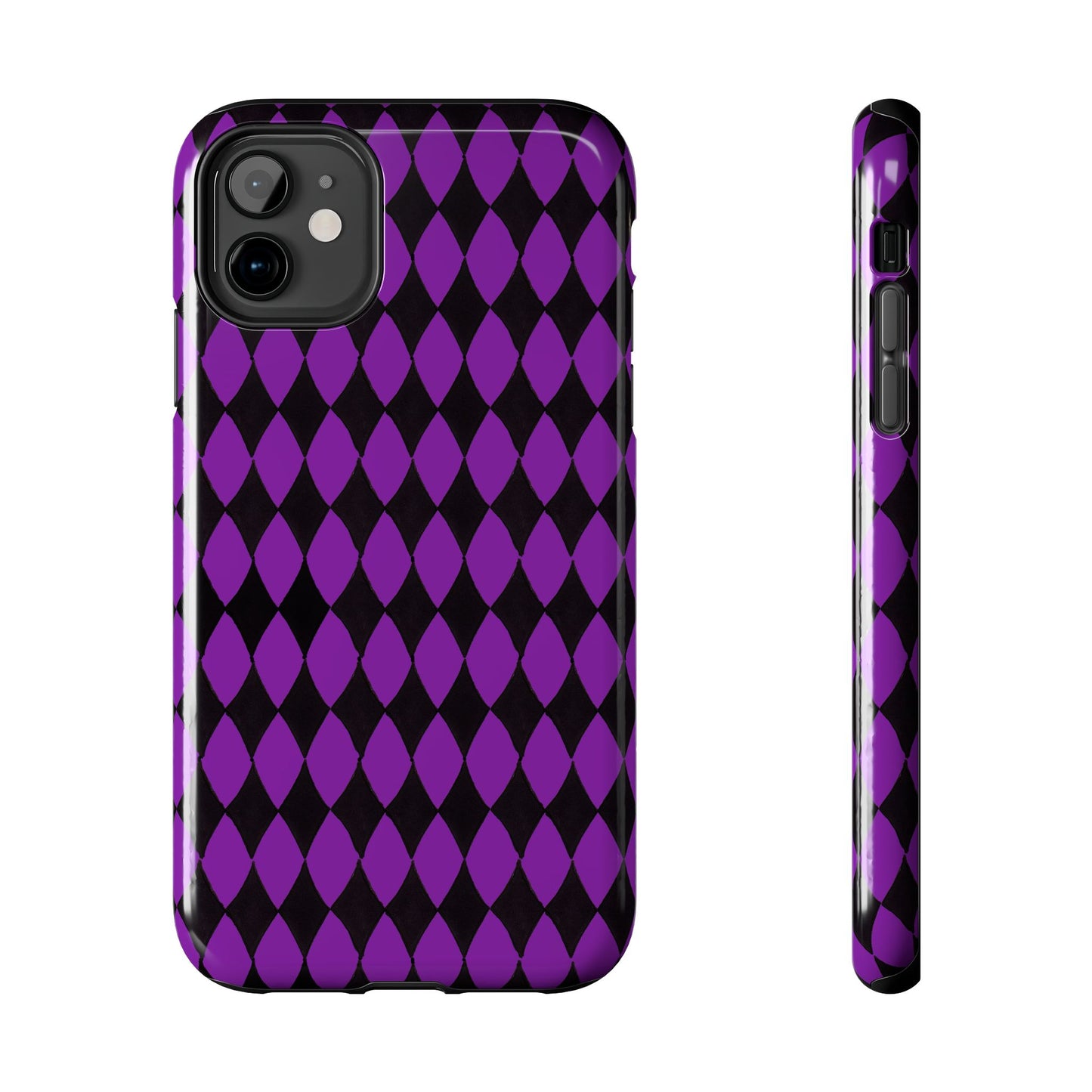 Diamond Purple / Black Phone Case
