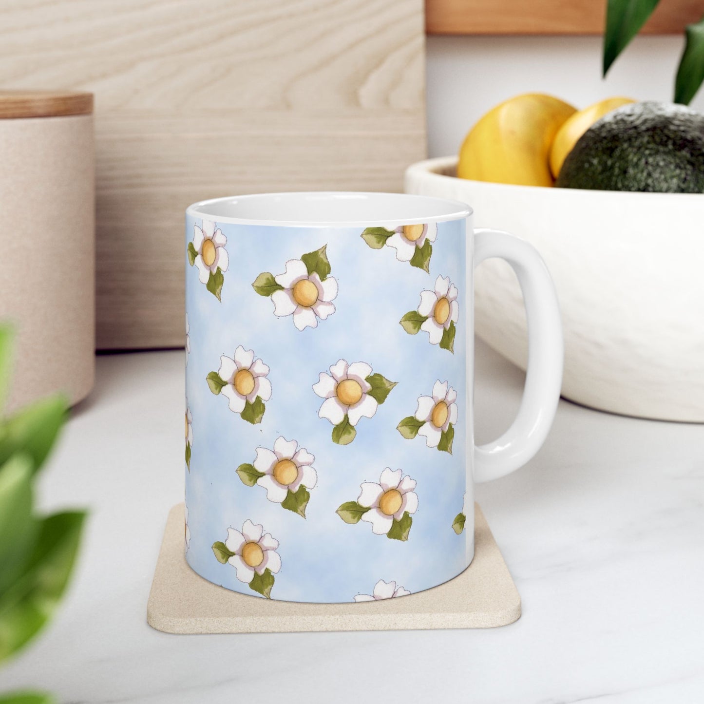 Daisies Blue Sky Cup