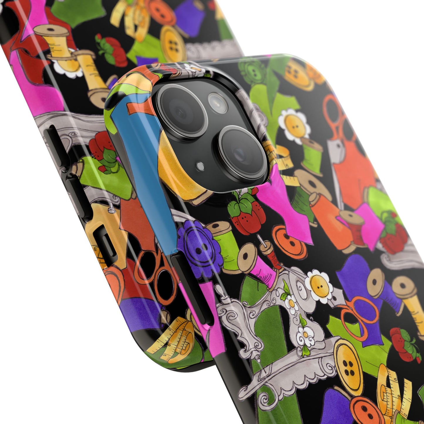 Kaleidasew Black Phone Case