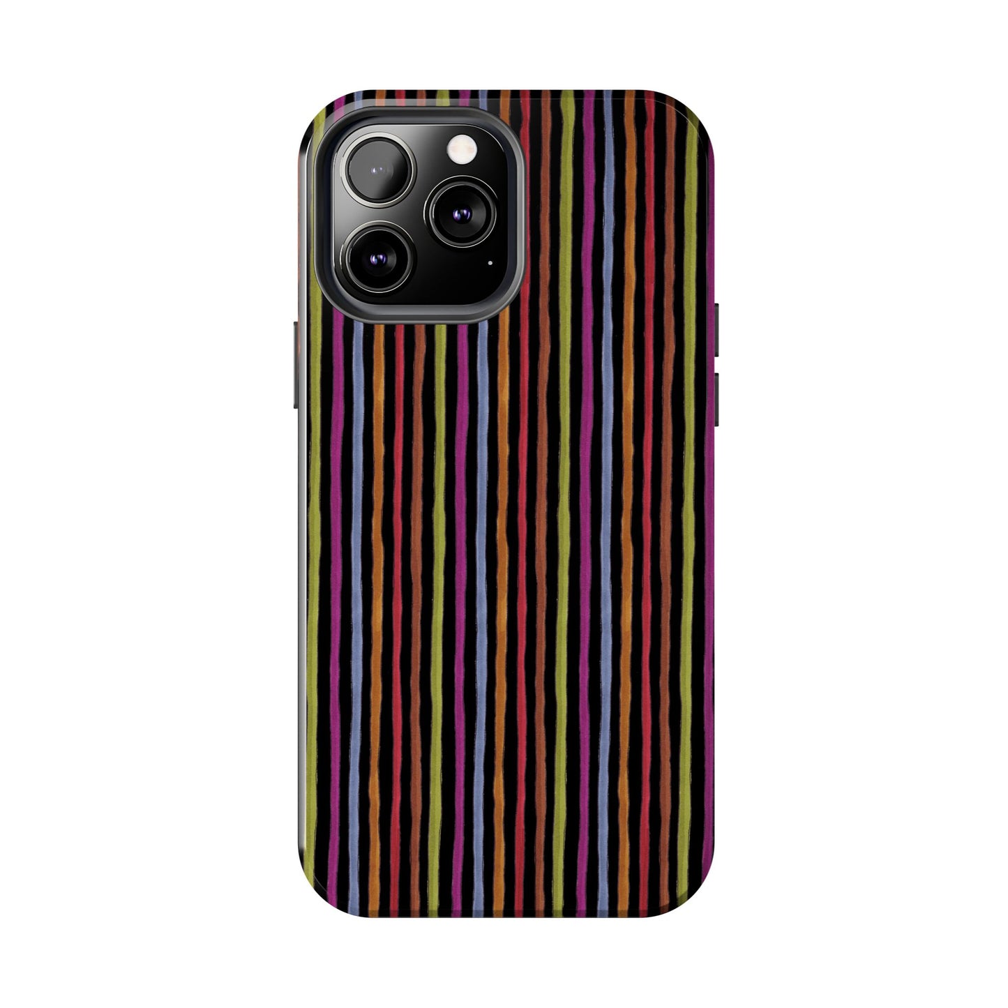 Stripe Black Phone Case