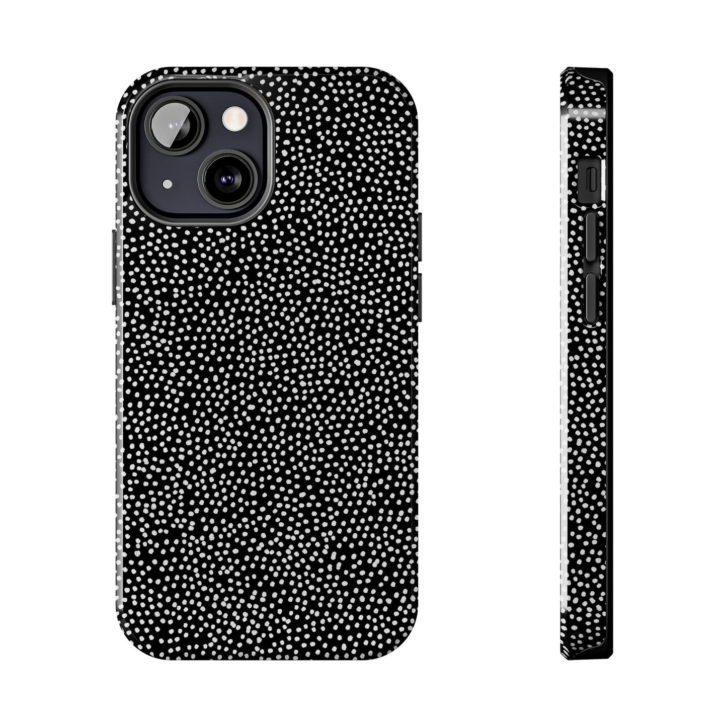 Baby Dots Black / White Phone Case
