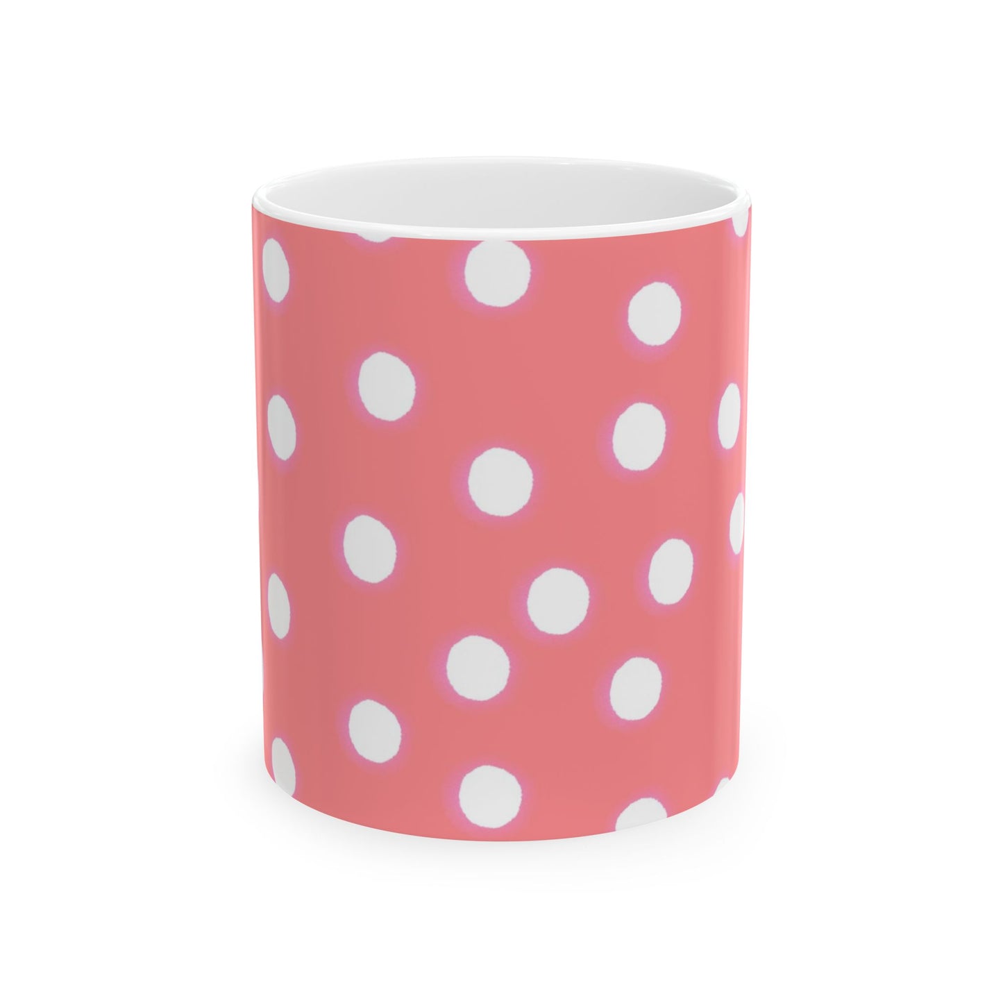 Plump Dots Coral Cup