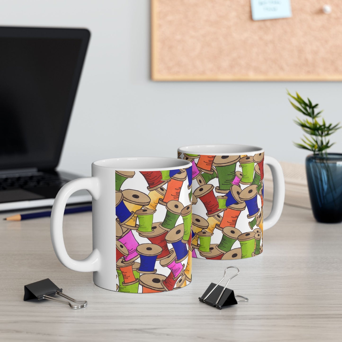 Spoolopoly White Cup