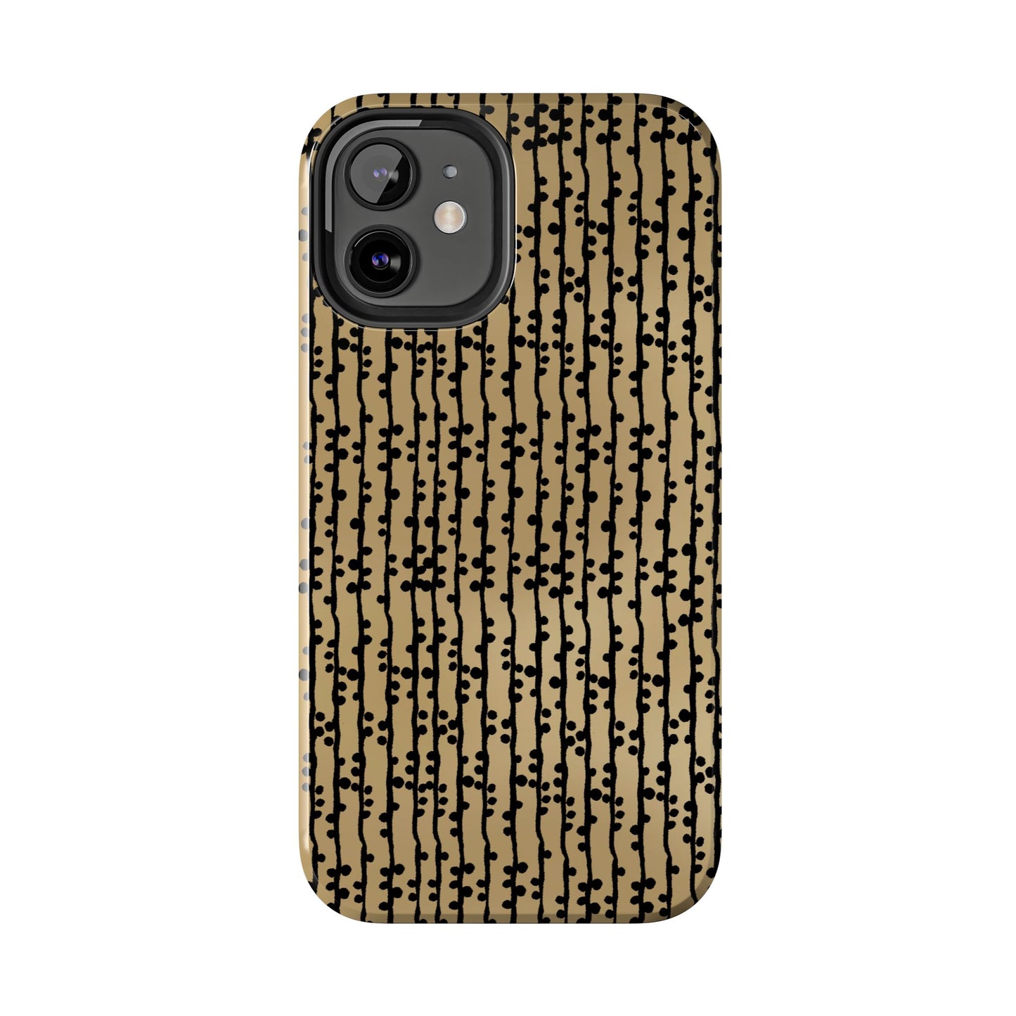 Loopy Stripe Tan Phone Case