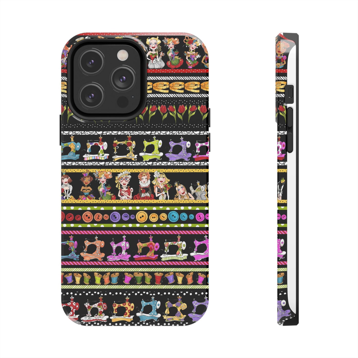 Curious Border Black Phone Case