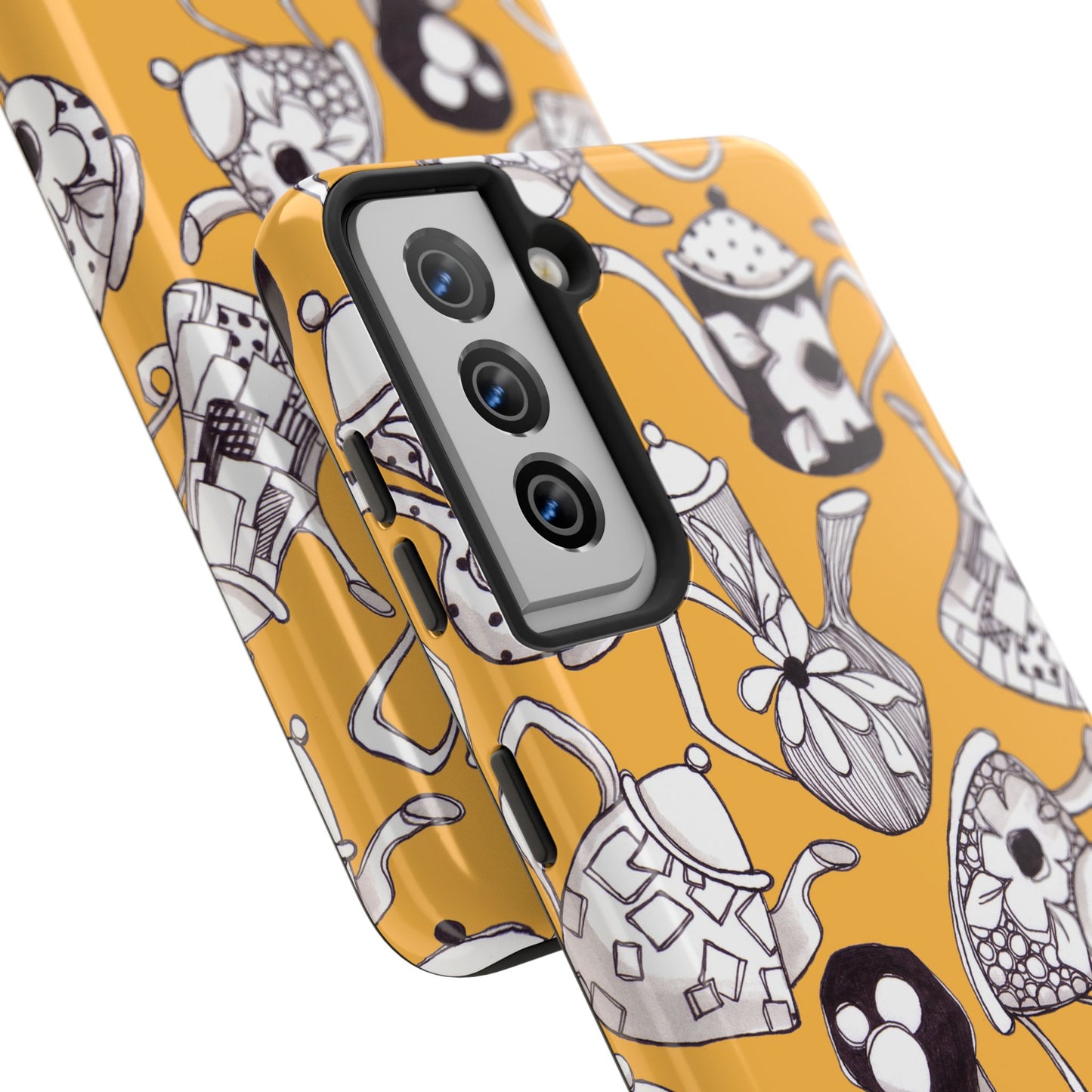 Fancy Pots Yellow Phone Case