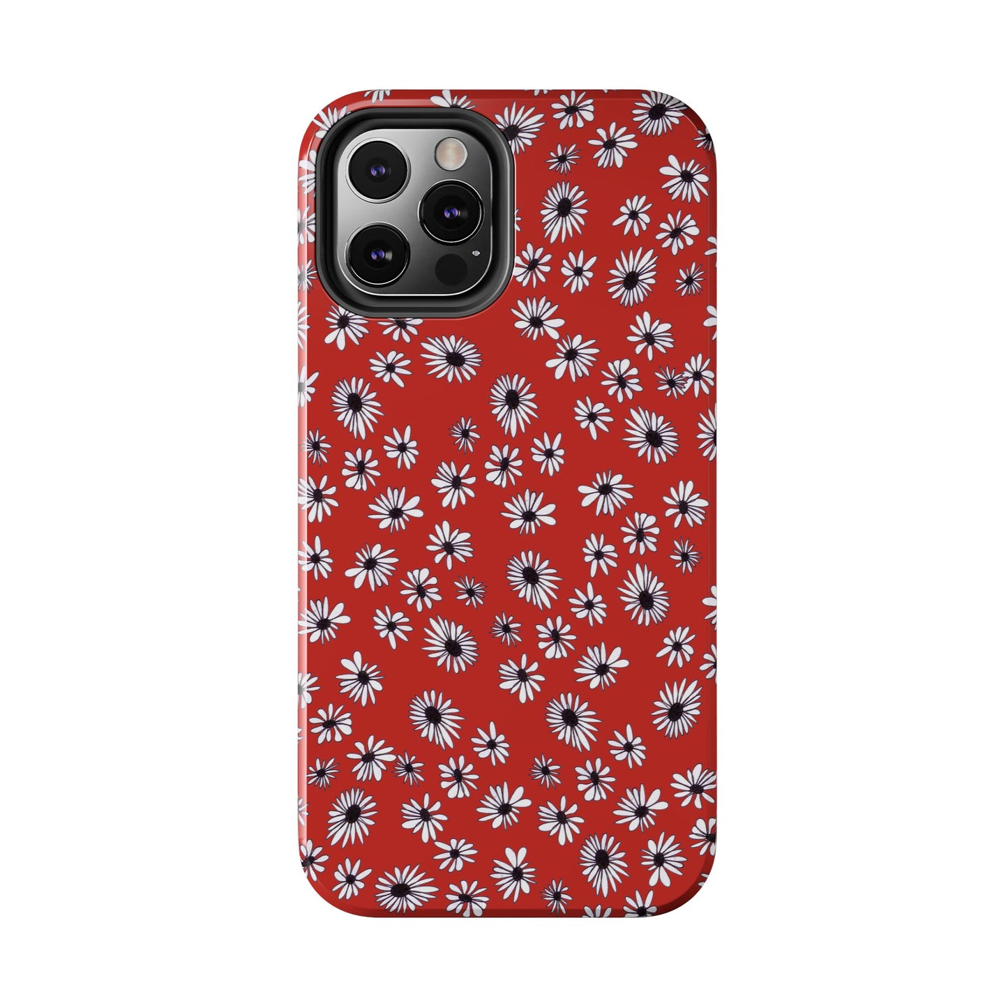 Random Daisy Red / White Phone Case