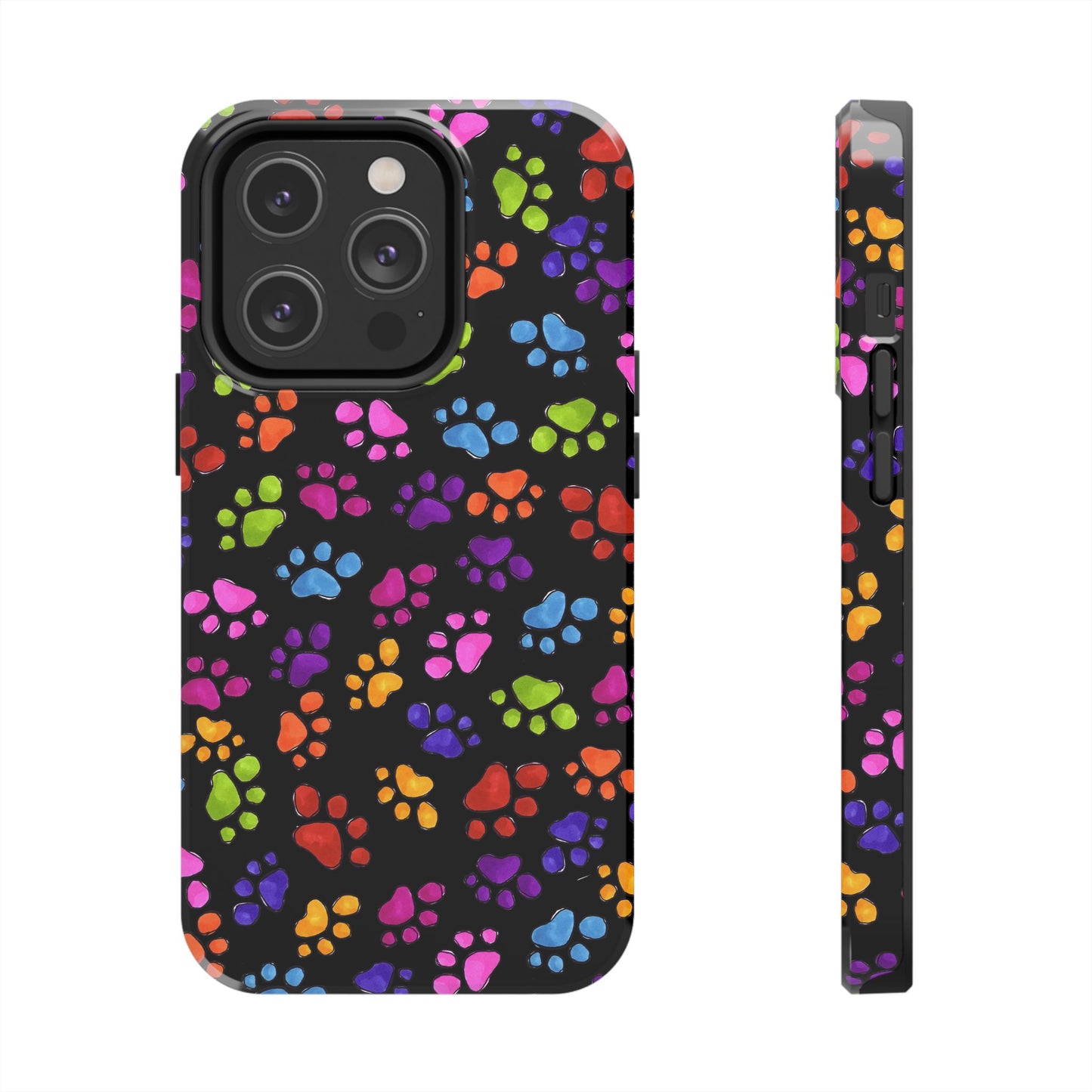 Fancy Paws Black Phone Case