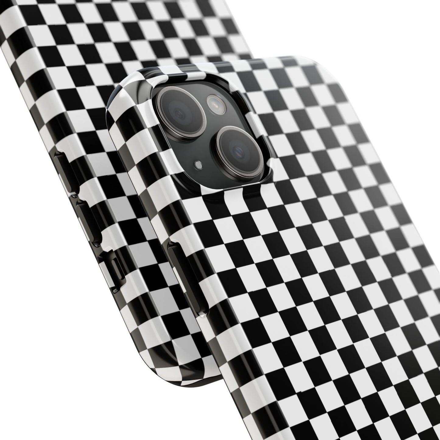 Checkerboard Black / White Phone Case
