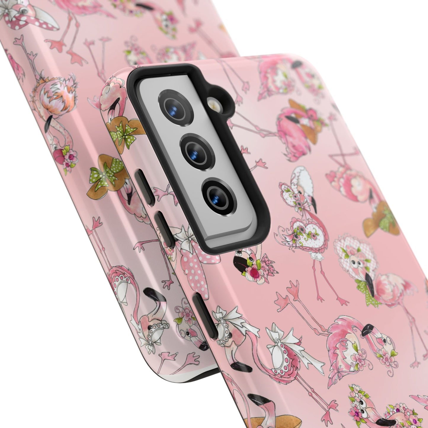 Tossed Flams Pink Phone Case