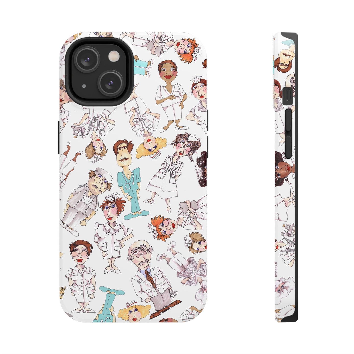 Happy Staff White Phone Case