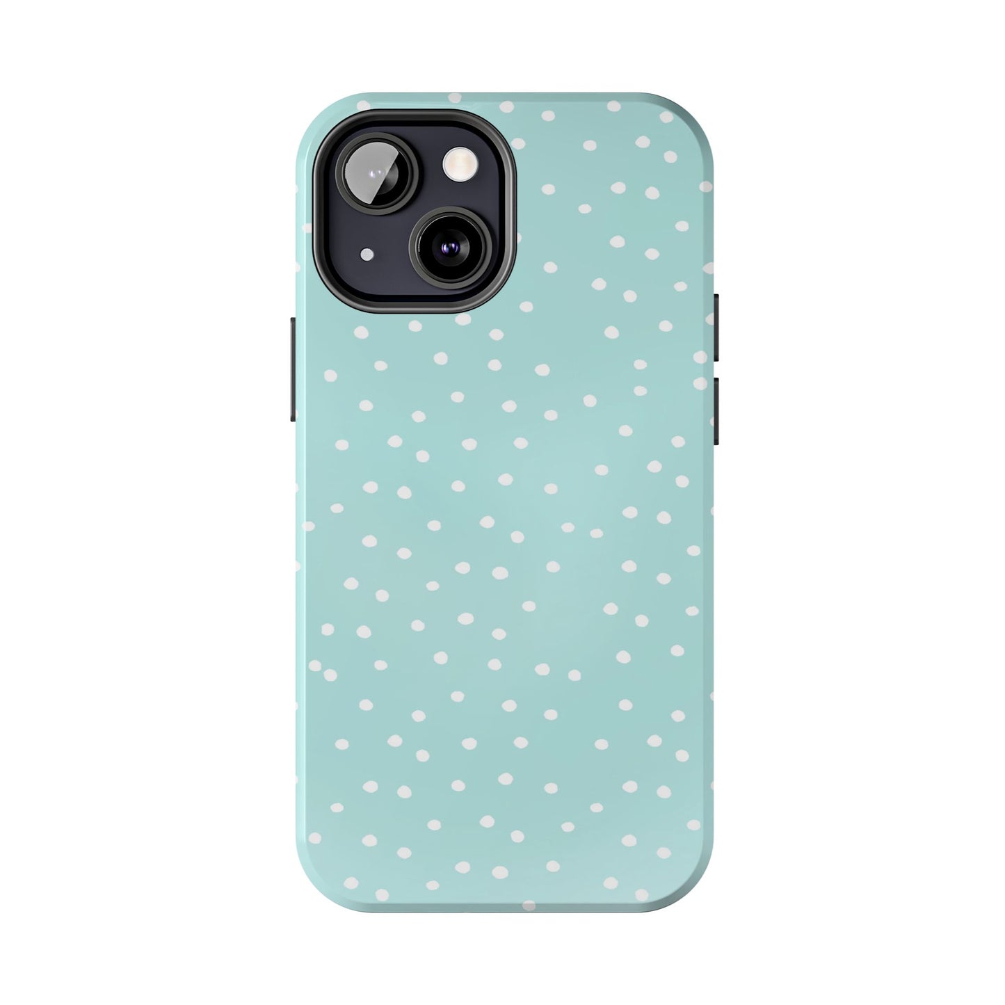 Petite Dots Seafoam / White Phone Case