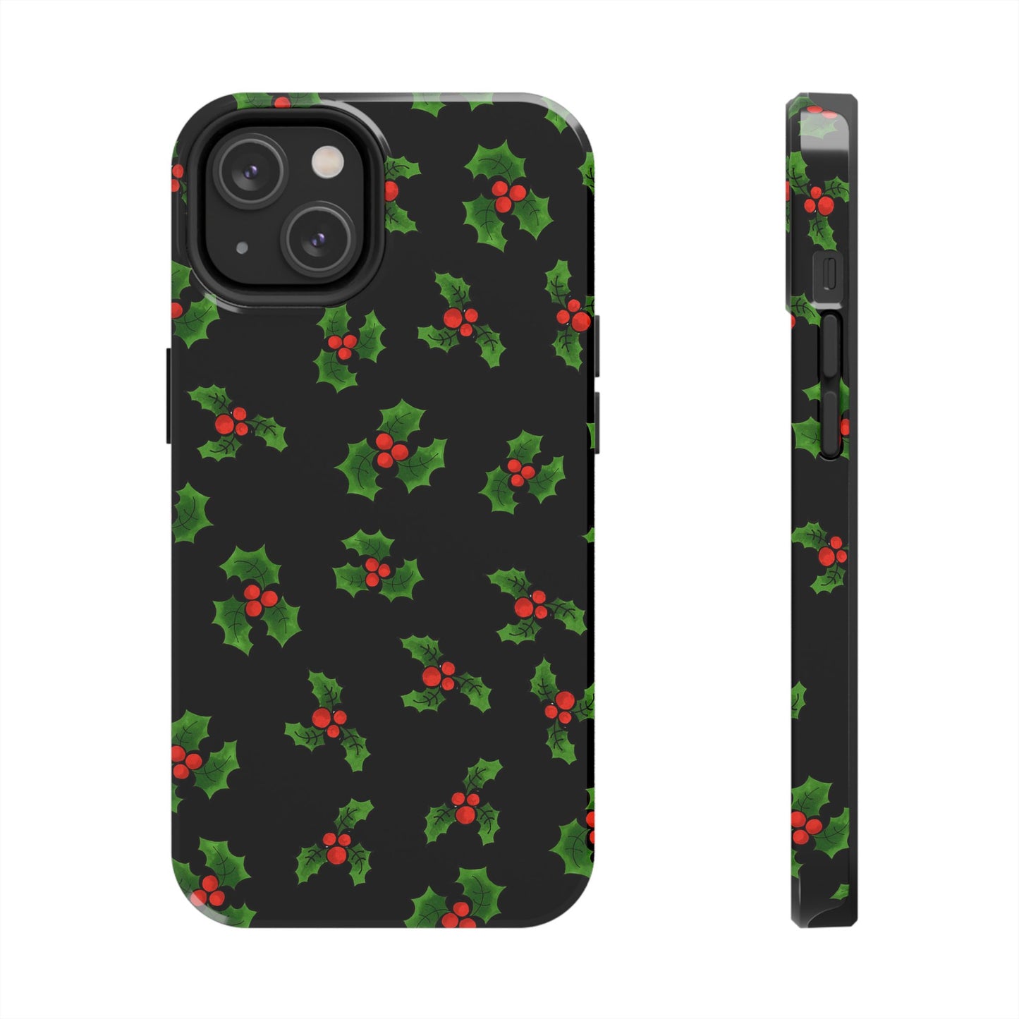 Lotsa Holly Black Phone Case