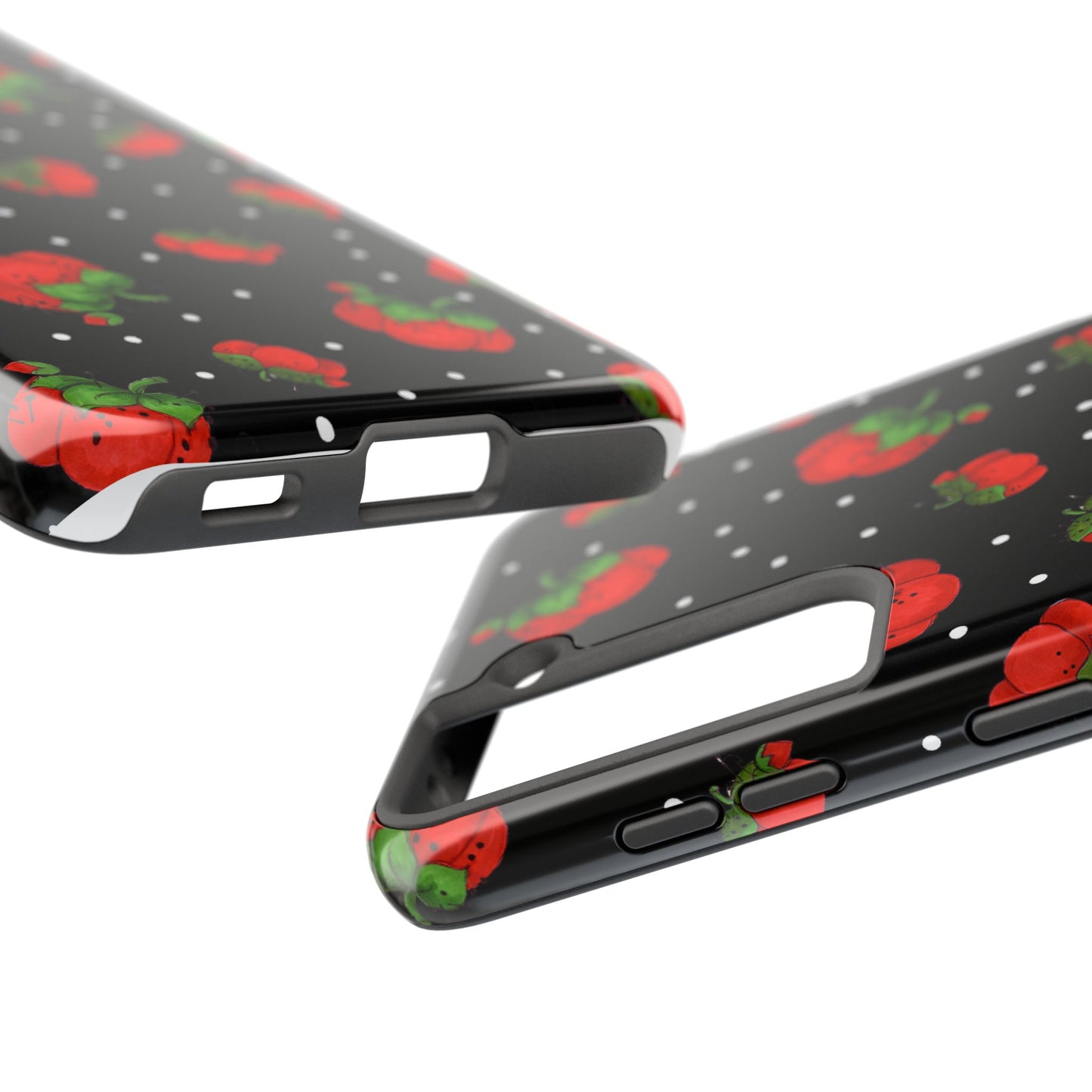 Pin Dots Black Phone Case