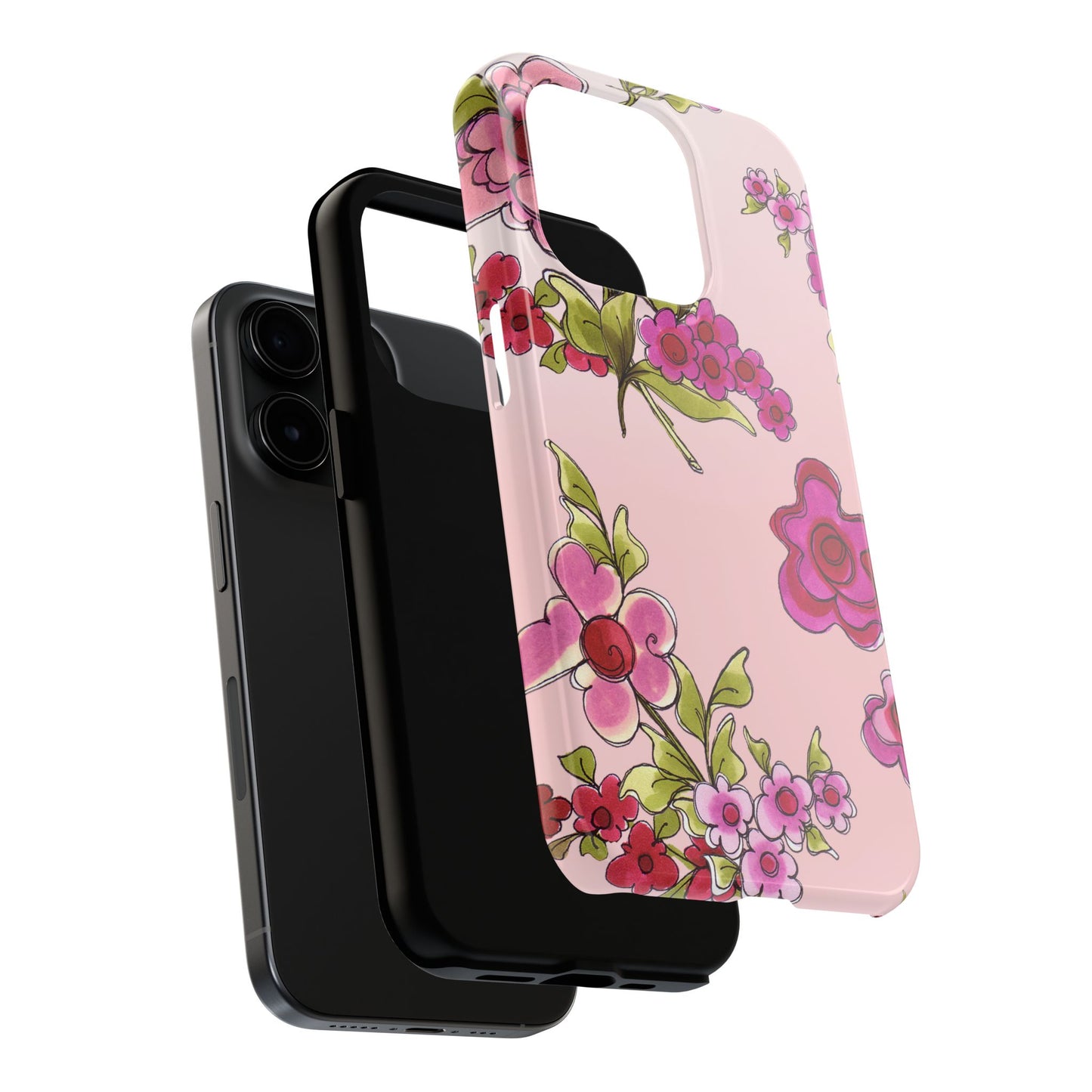 Jumbo Floral Pink Phone Case