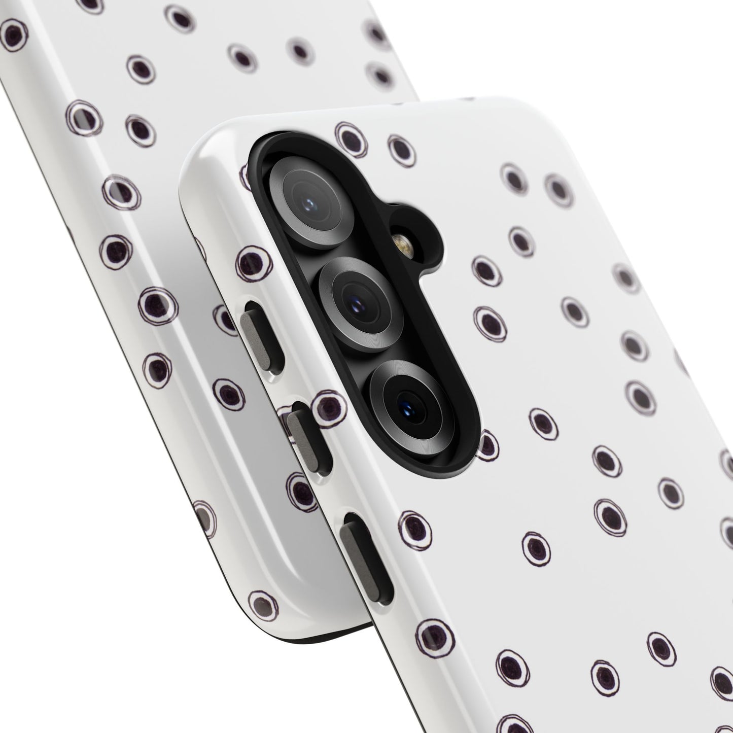 Halo Dots White Phone Case