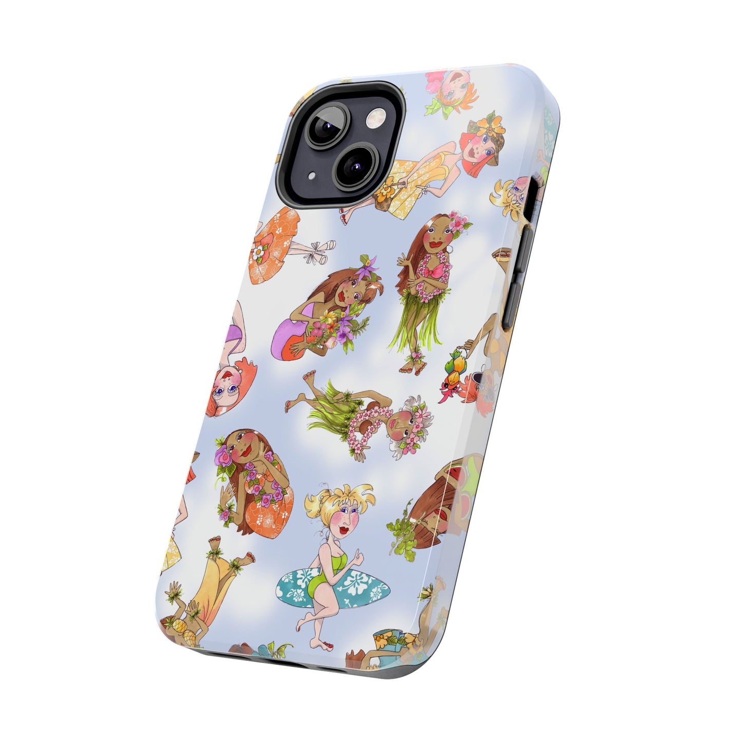 Island Toss Blue Sky Phone Case
