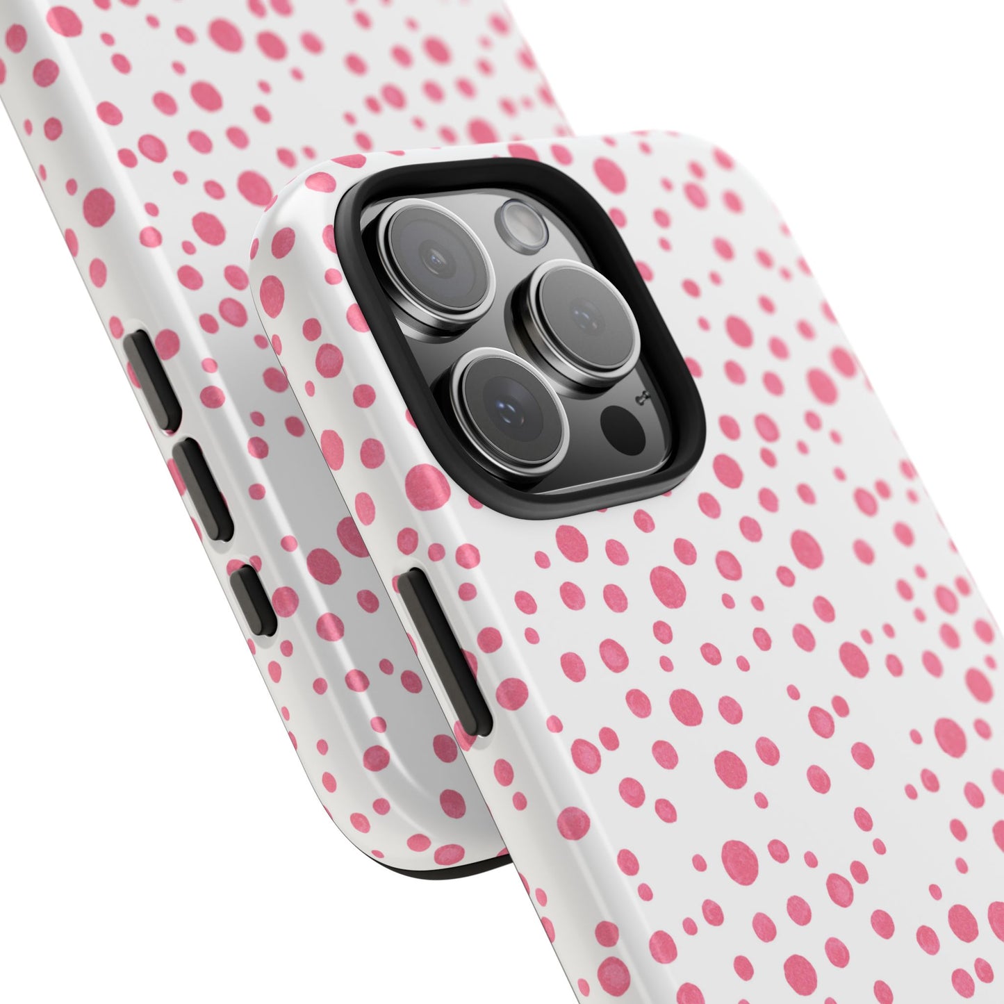 Balloon Dots White / Pink Phone Case