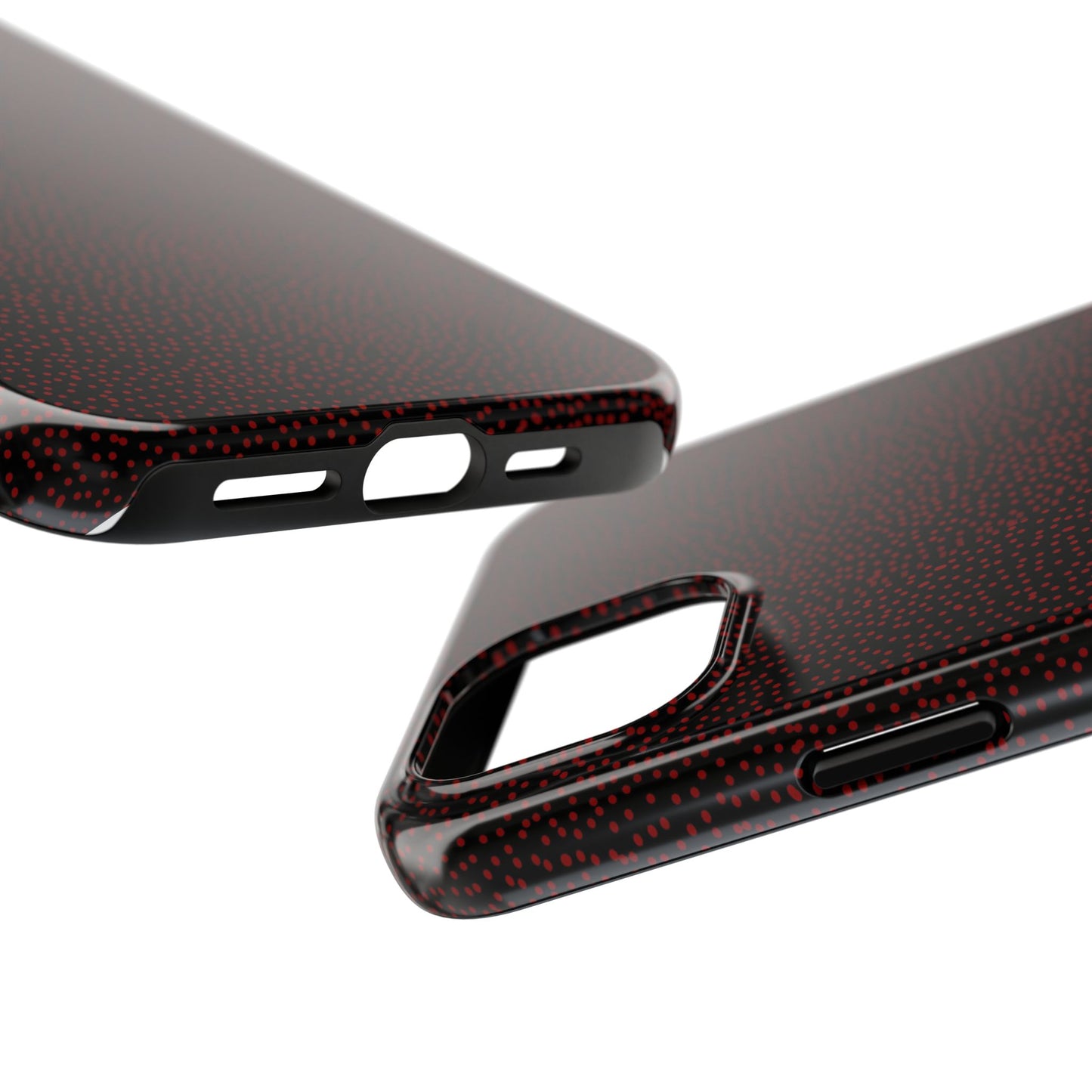 Mini Dot Black / Red Phone Case