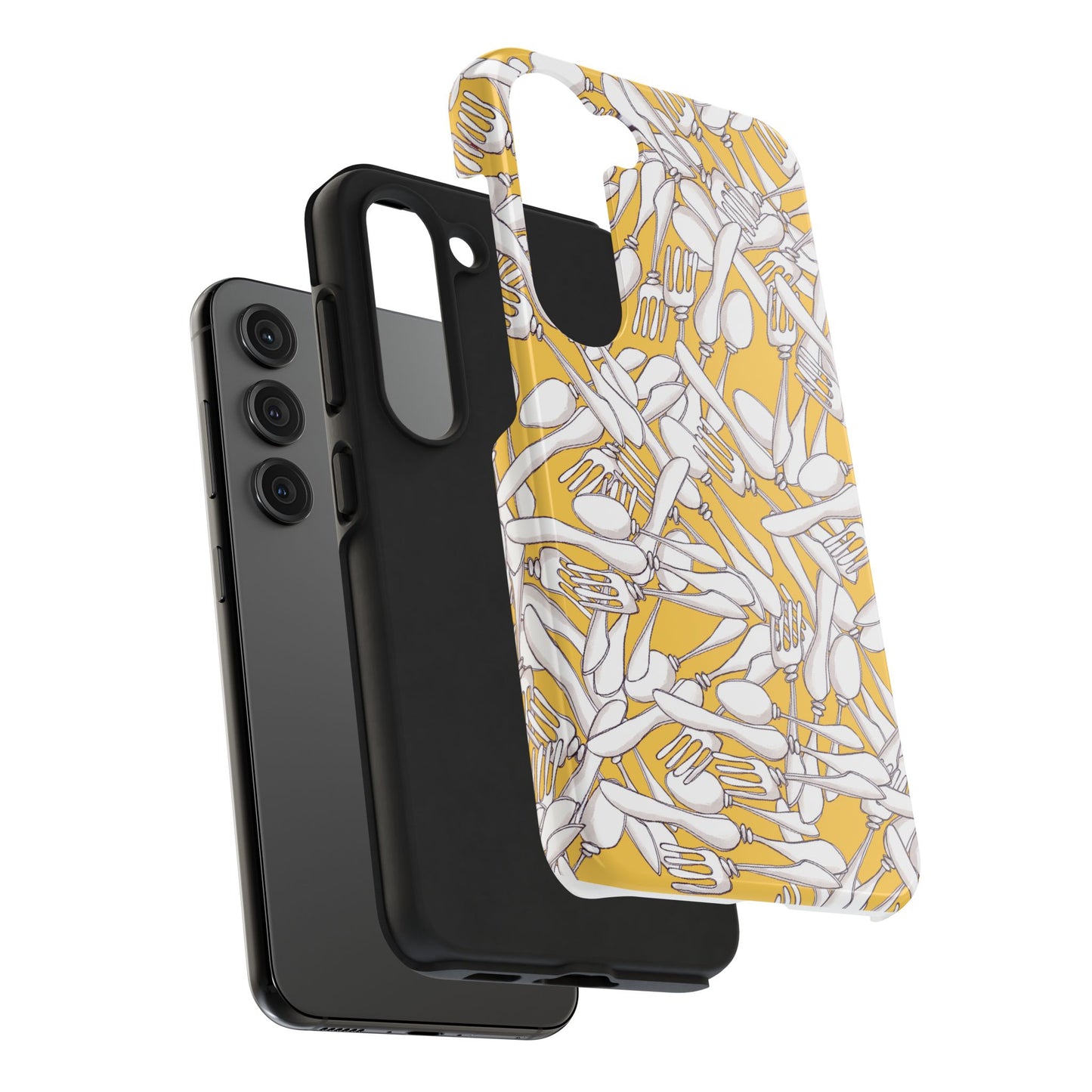 Silverware Wars Yellow Phone Case