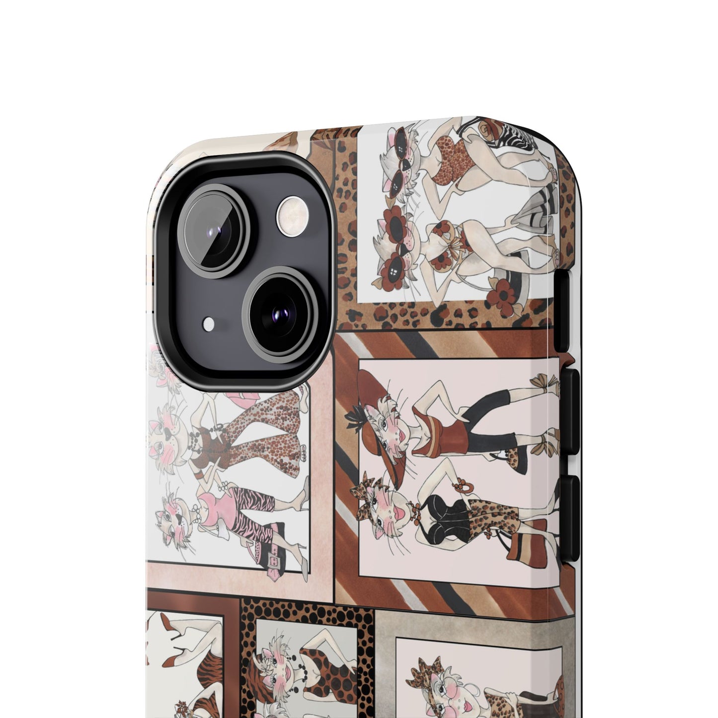 Wild Cat Woman Phone Case