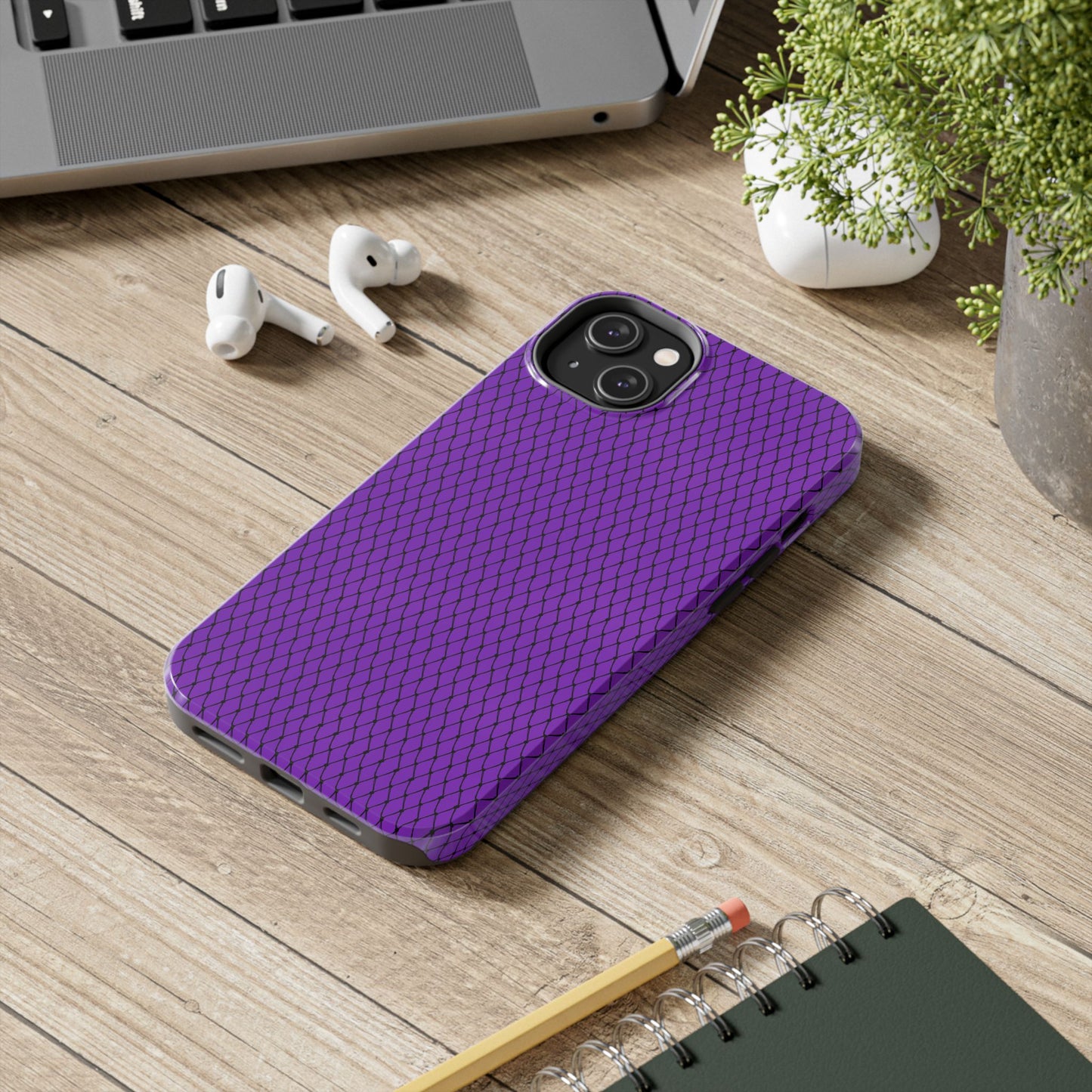 Fishnet Purple Phone Case
