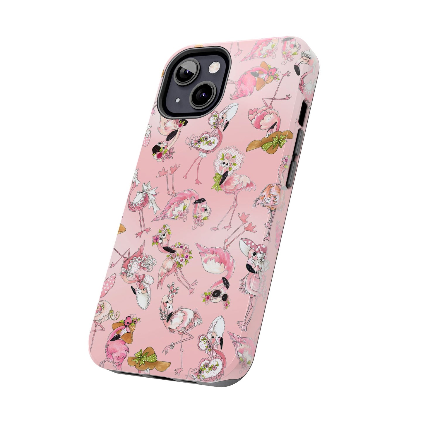 Tossed Flams Pink Phone Case