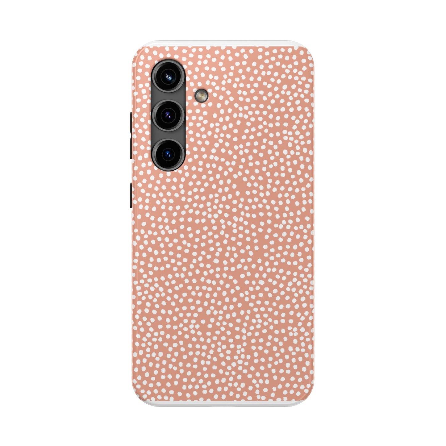 Bitty Dots Melon / White Phone Case