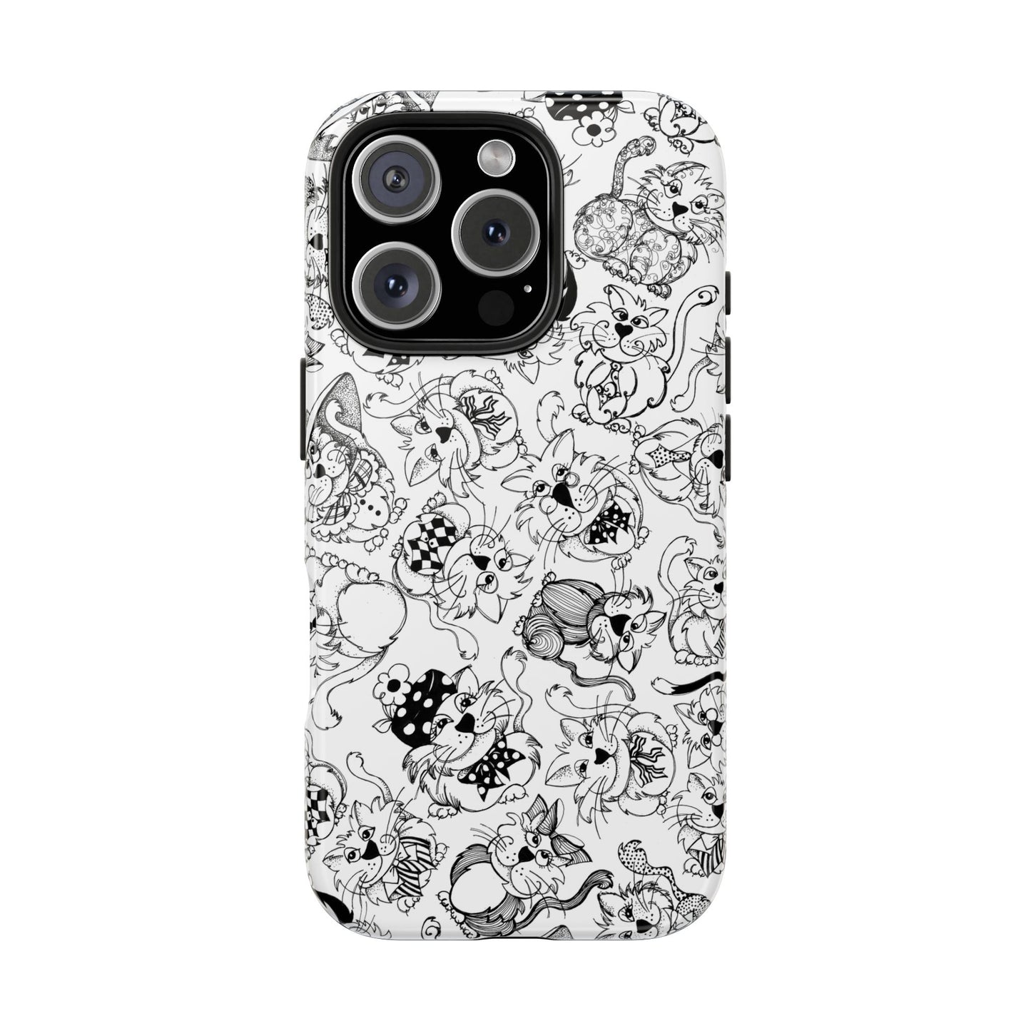 So Kitties Tossed White Phone Case